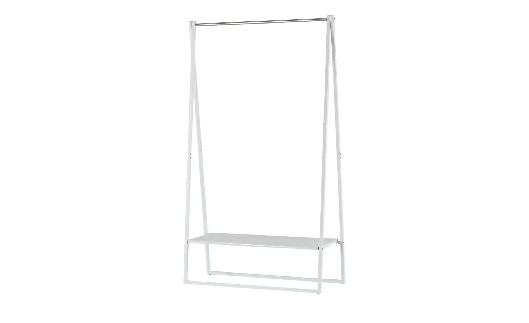 Kleiderständer  Achim ¦ weiß ¦ Metall ¦ Maße (cm): B: 100 H: 164,5 T: 40.5 günstig online kaufen