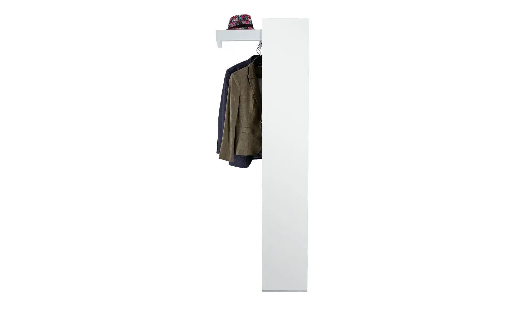 Thumbnail - Spiegelgarderobe Luce ¦ weiß ¦ Glas,Holzwerkstoff ¦ Maße (cm): B: 64 H: 190 T: 33.0 Garderoben & Kleiderstangen > Wandg...