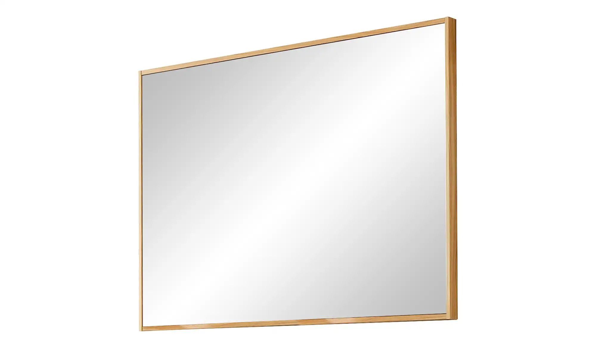 Spiegel 99 x 75 cm Tiba ¦ holzfarben ¦ Glas,Aluminium,Holz ¦ Maße (cm): B: günstig online kaufen