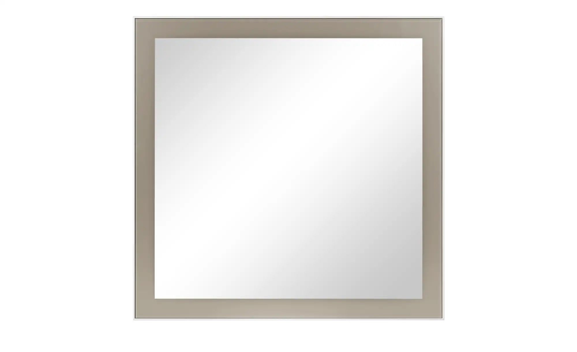 Spiegel 80 x 77 cm Duna ¦ beige ¦ Glas,Aluminium,Holzwerkstoff ¦ Maße (cm): günstig online kaufen
