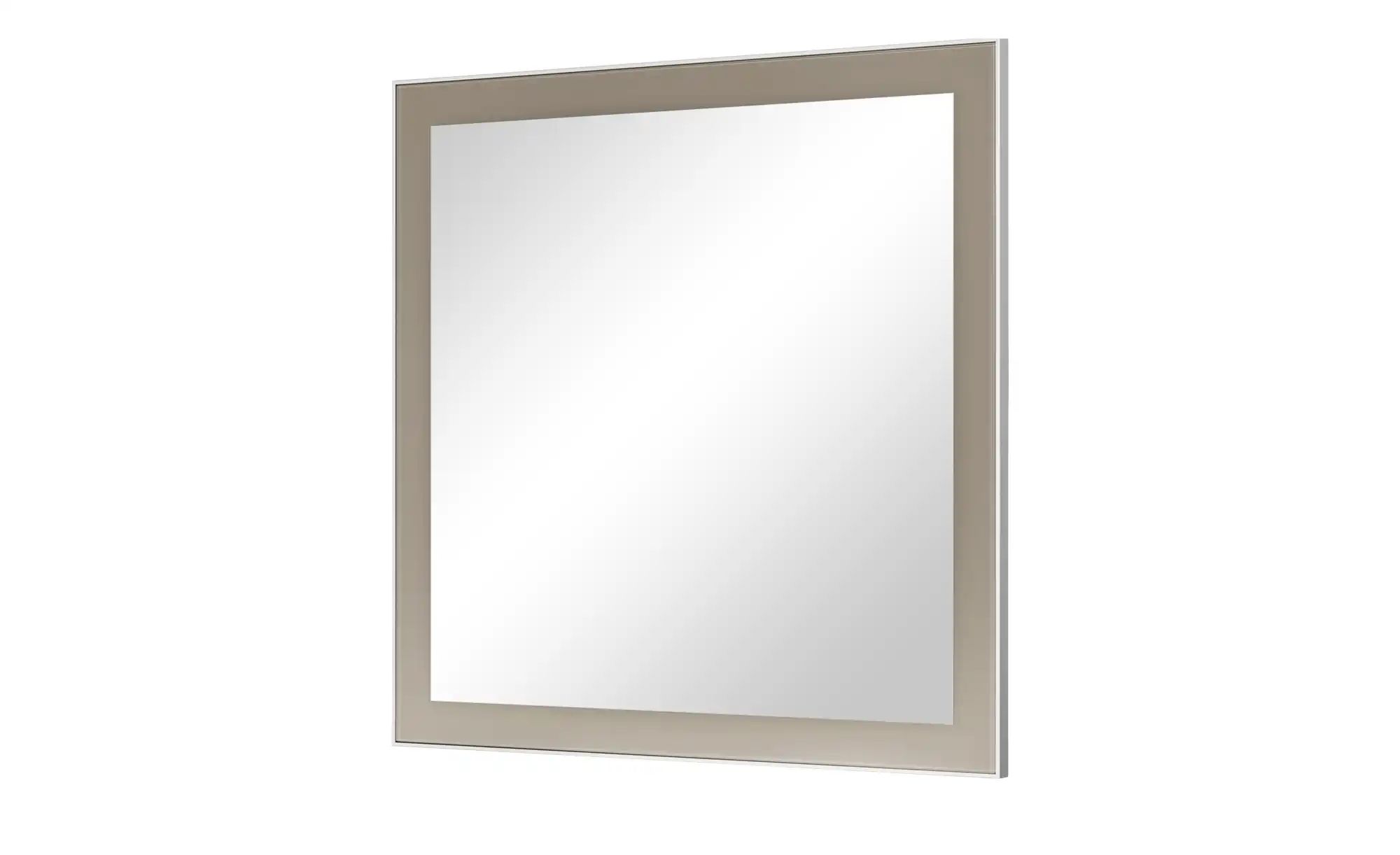 Spiegel 80 x 77 cm Duna ¦ beige ¦ Glas,Aluminium,Holzwerkstoff ¦ Maße (cm): günstig online kaufen