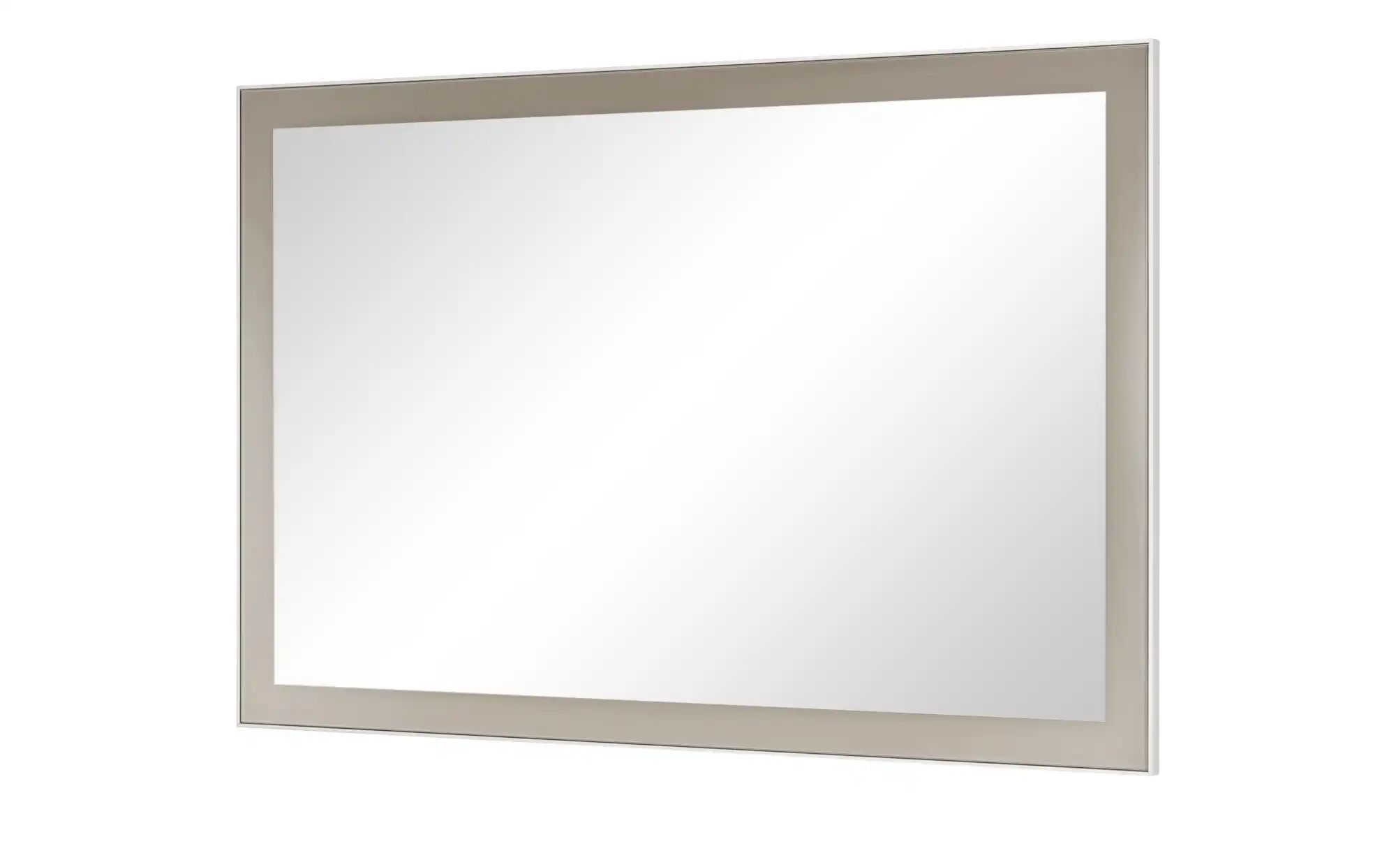 Spiegel 120 x 77 cm Duna ¦ beige ¦ Glas,Aluminium,Holzwerkstoff ¦ Maße (cm) günstig online kaufen