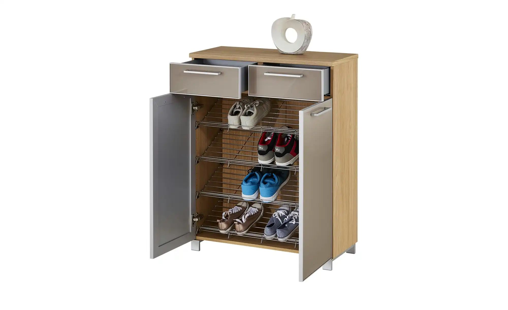 Schuhschrank  Duna ¦ beige ¦ Maße (cm): B: 84 H: 108 T: 37.0 Garderoben & K günstig online kaufen