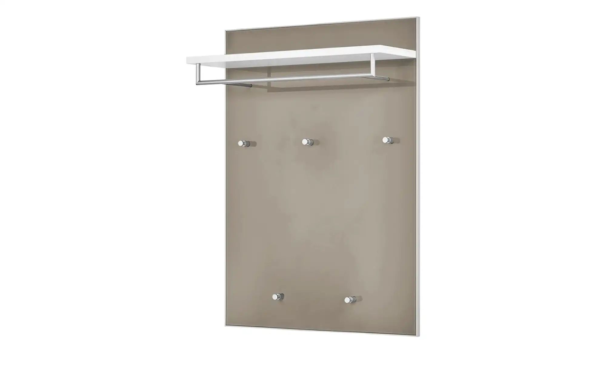 Garderobenpaneel  Duna ¦ beige ¦ Glas,Holzwerkstoff ¦ Maße (cm): B: 80 H: 1 günstig online kaufen
