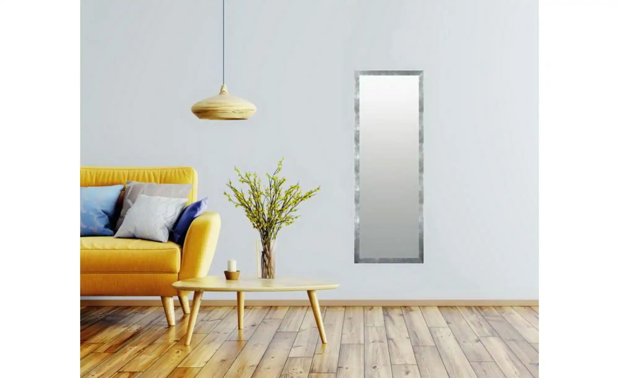 Spiegel 49 x 139 cm  ¦ silber ¦ Glas,Aluminium,Holzwerkstoff ¦ Maße (cm): B günstig online kaufen