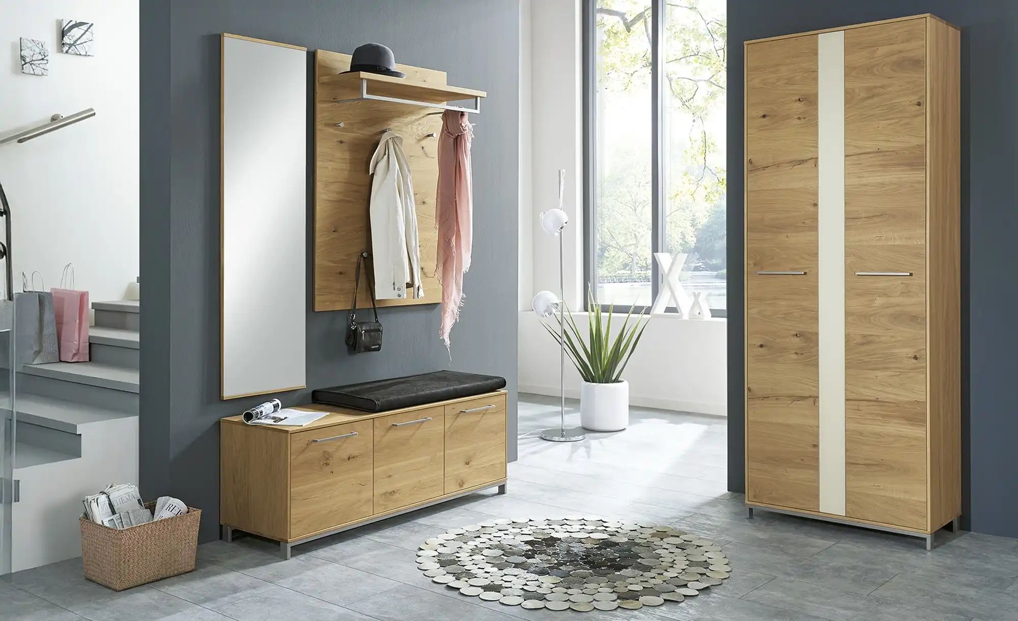Woodford Spiegel 41 x 140 cm Vista ¦ holzfarben ¦ Glas,Aluminium,Holz ¦ Maß günstig online kaufen