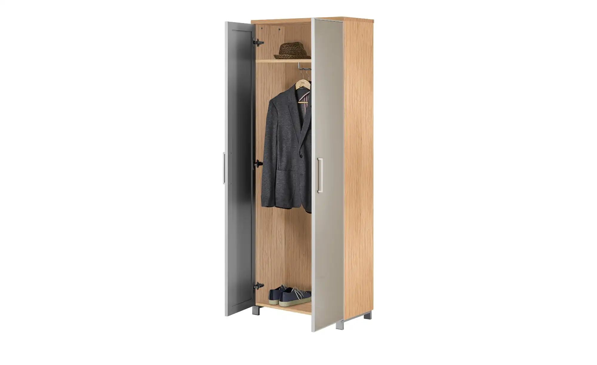 Dielenschrank  Duna ¦ beige ¦ Maße (cm): B: 71 H: 193 T: 37.0 Schränke > Di günstig online kaufen