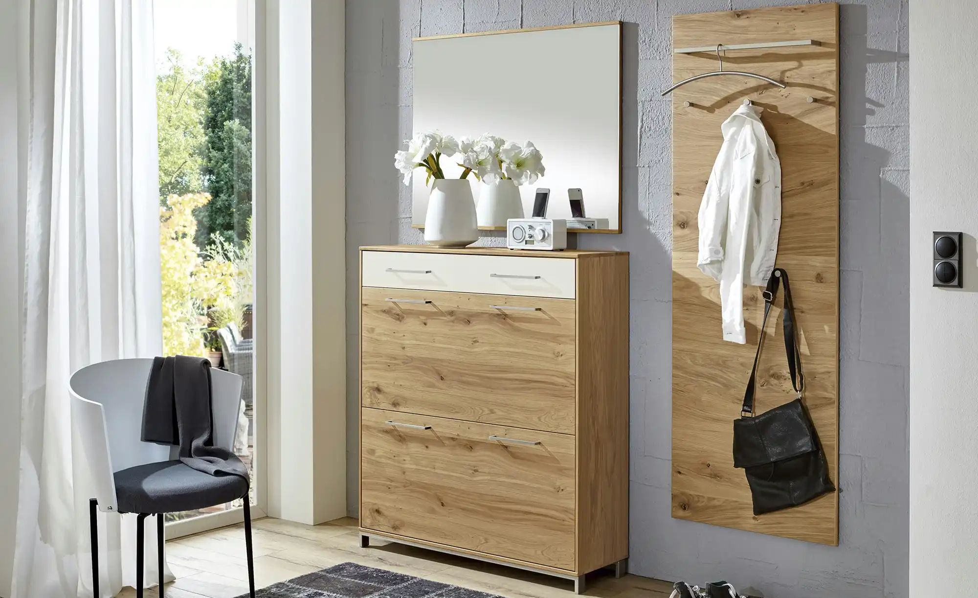 Woodford Schuhschrank  Vista ¦ holzfarben ¦ Maße (cm): B: 101 H: 113 T: 31. günstig online kaufen