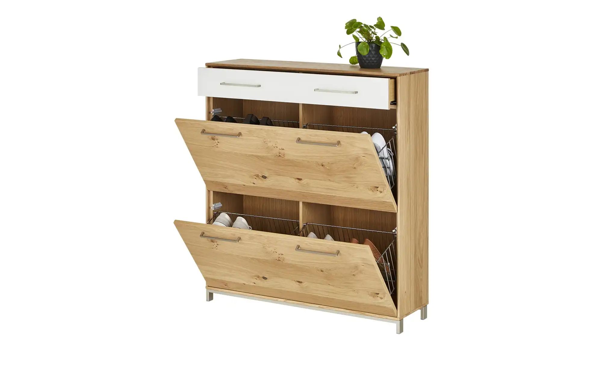 Thumbnail - Woodford Schuhschrank  Vista ¦ holzfarben ¦ Maße (cm): B: 101 H: 113 T: 31.0 Garderoben & Kleiderstangen > Garderoben Sc...