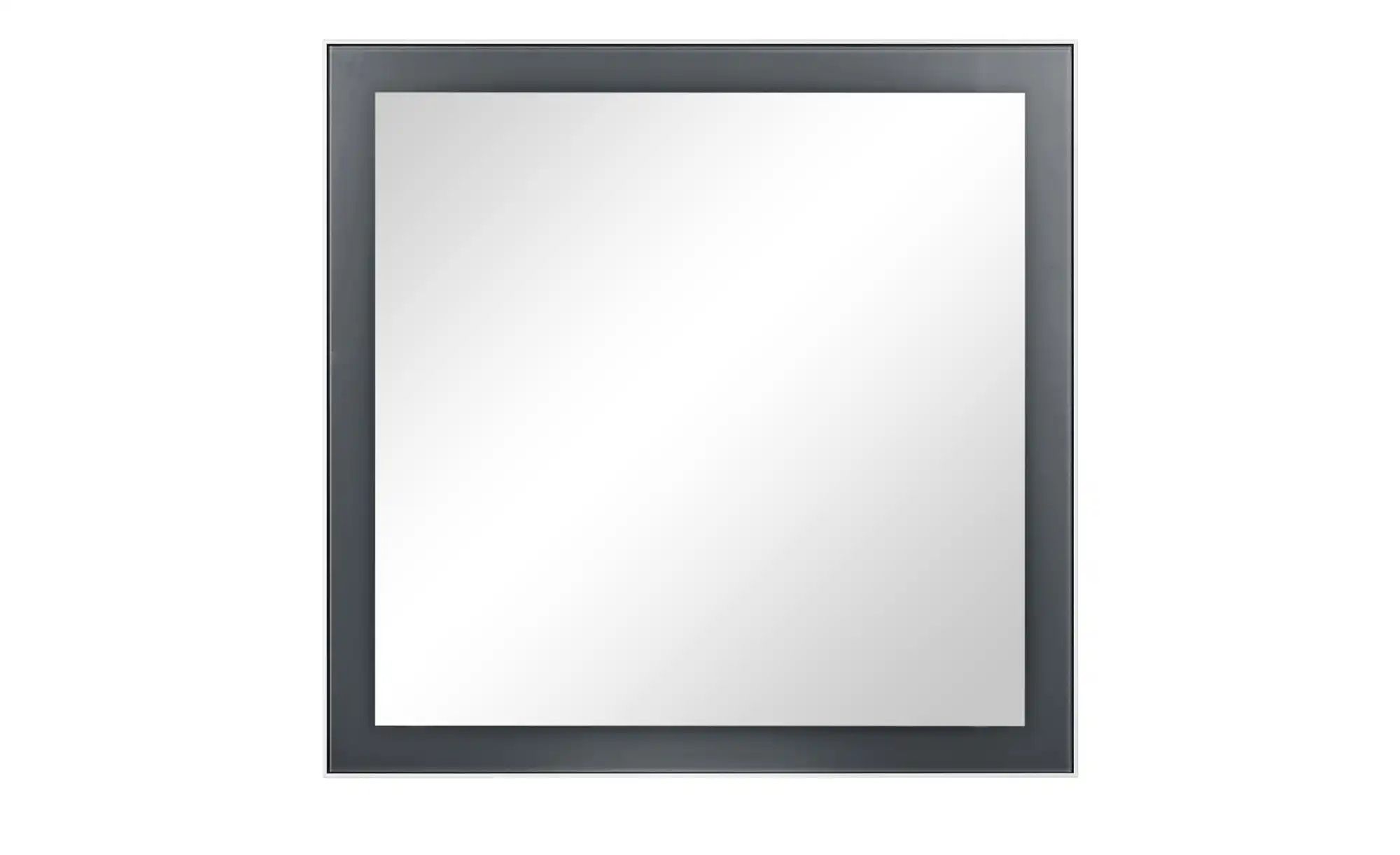 Spiegel 80 x 77 cm Duna ¦ grau ¦ Glas,Aluminium,Holzwerkstoff ¦ Maße (cm): günstig online kaufen