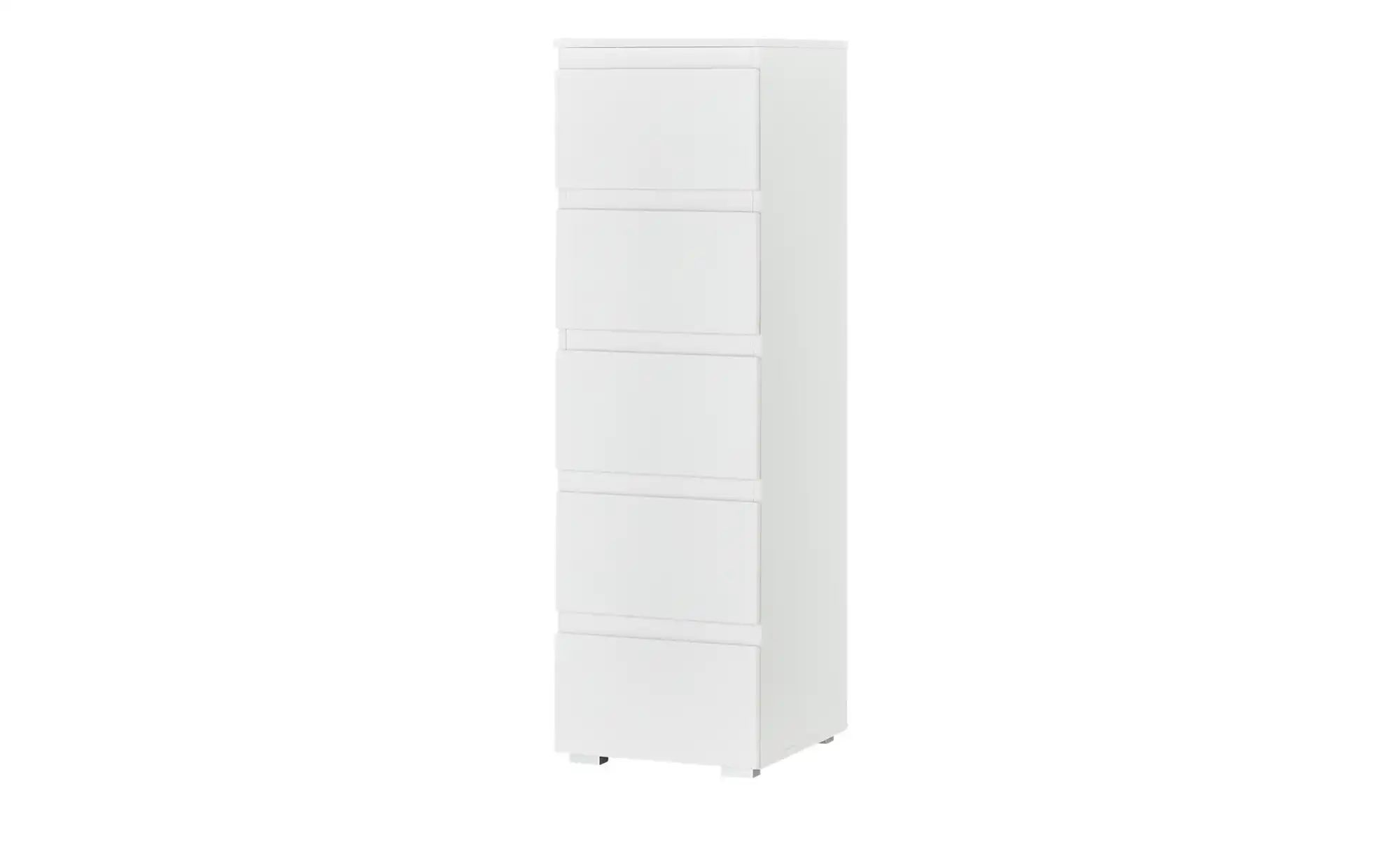 smart Hochkommode  BEN ¦ weiß ¦ Maße (cm): B: 40 H: 131 T: 45.0 Kommoden & günstig online kaufen
