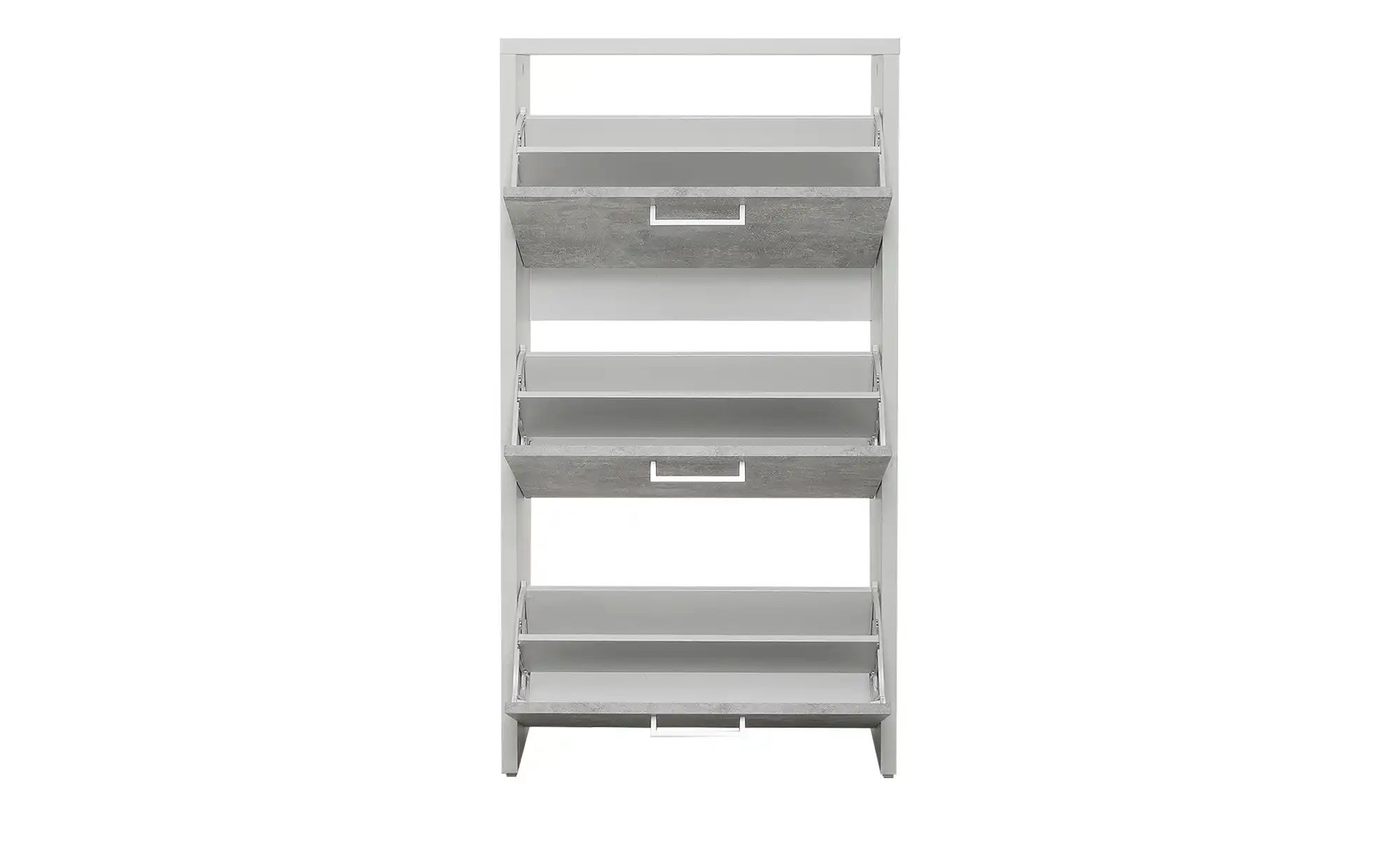 Thumbnail - Schuhschrank Anfo ¦ grau ¦ Maße (cm): B: 61 H: 115 T: 25.0 Garderoben & Kleiderstangen > Garderoben Schuhschränke - Höf...