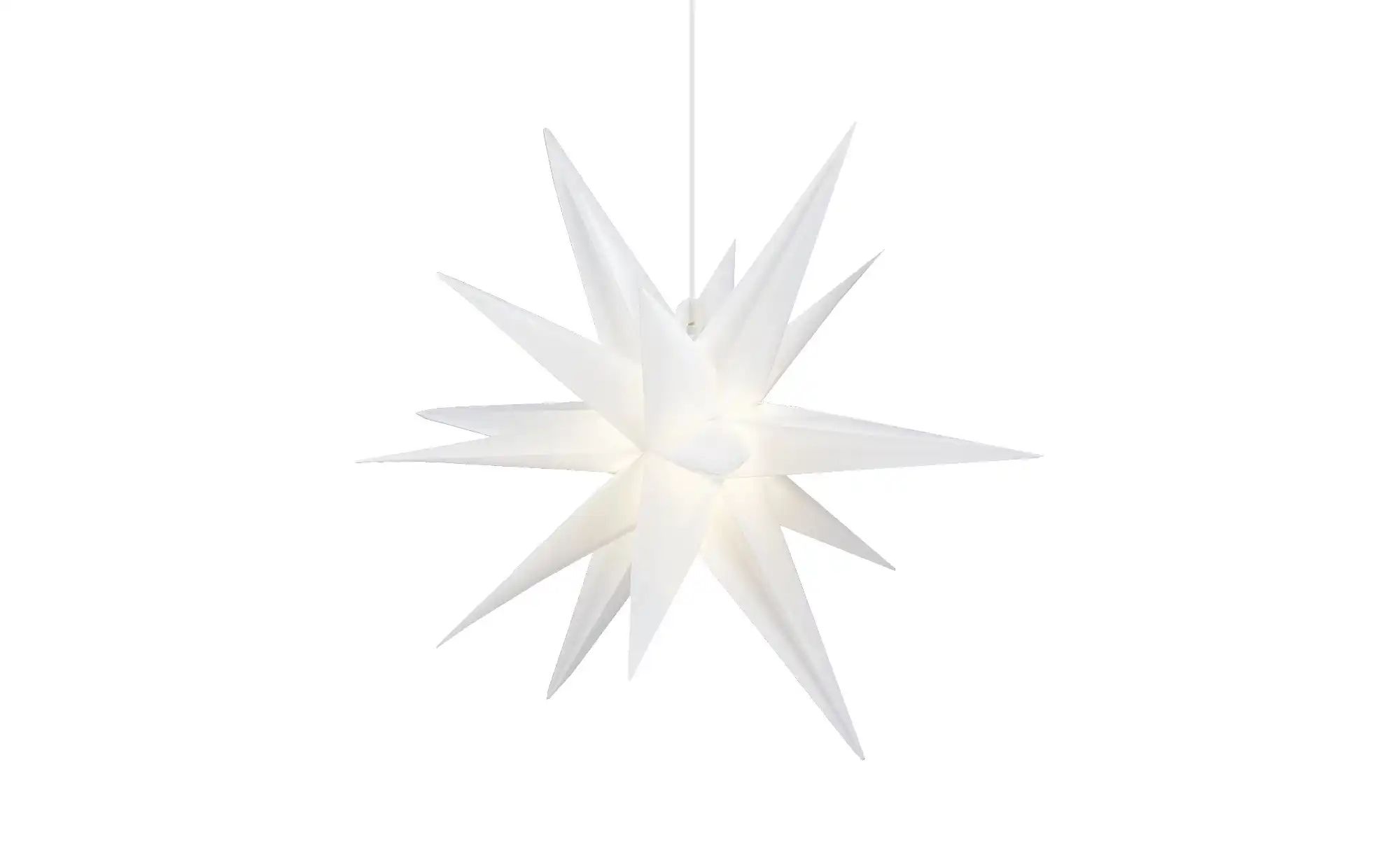 LED 3D Stern   ¦ weiß Ø: 60 Lampen & Leuchten > Außenleuchten - Höffner günstig online kaufen