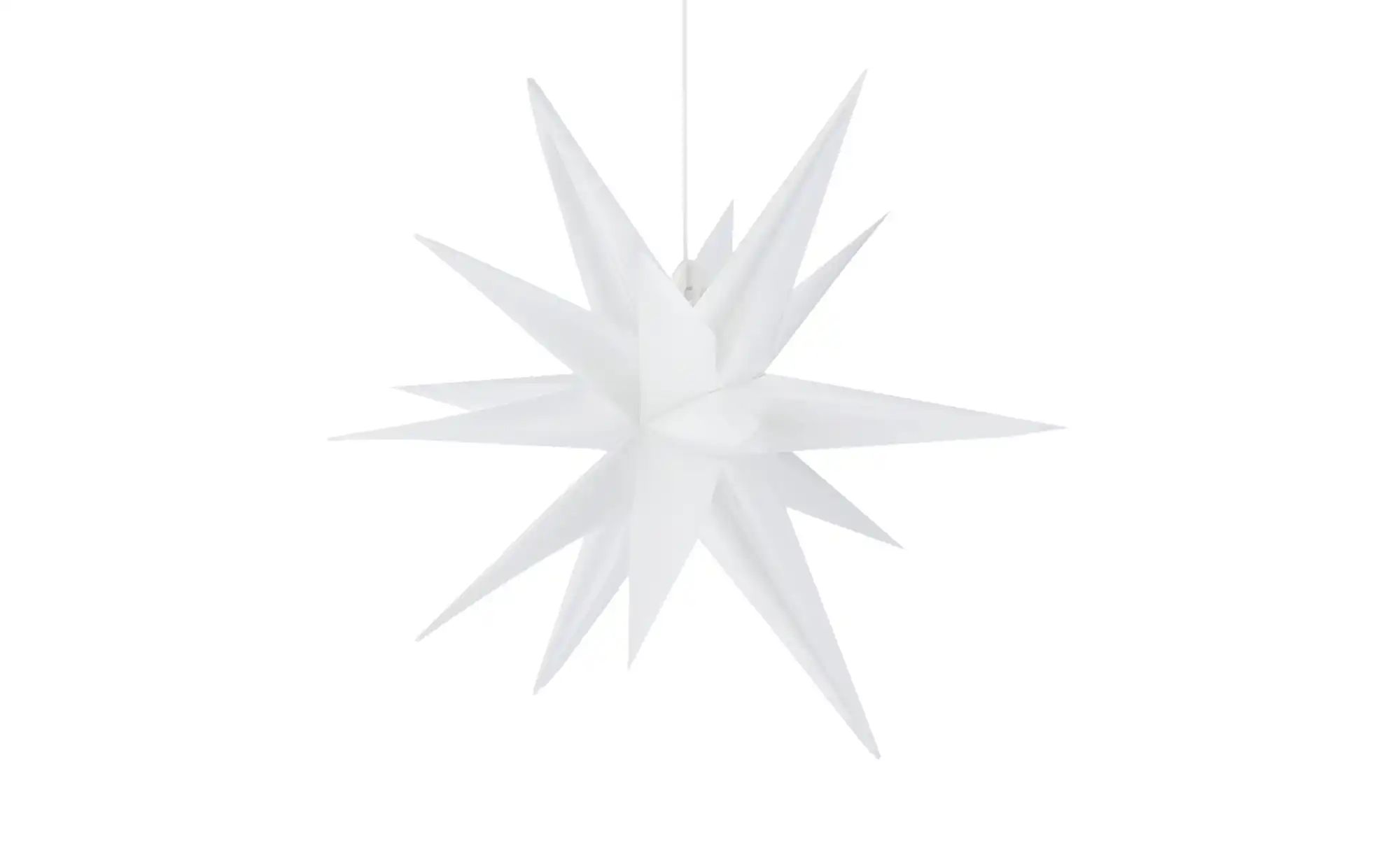 LED 3D Stern   ¦ weiß Ø: 60 Lampen & Leuchten > Außenleuchten - Höffner günstig online kaufen