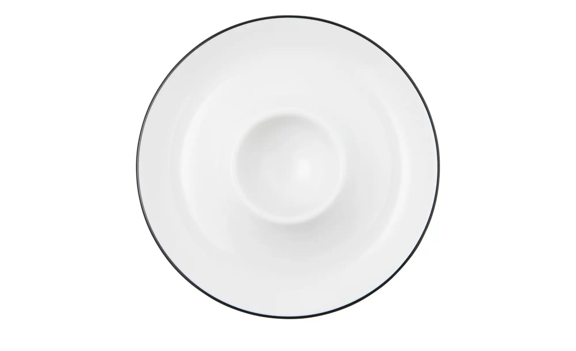 Seltmann Weiden Eierbecher  Lido Black Line ¦ weiß ¦ Porzellan Geschirr > E günstig online kaufen