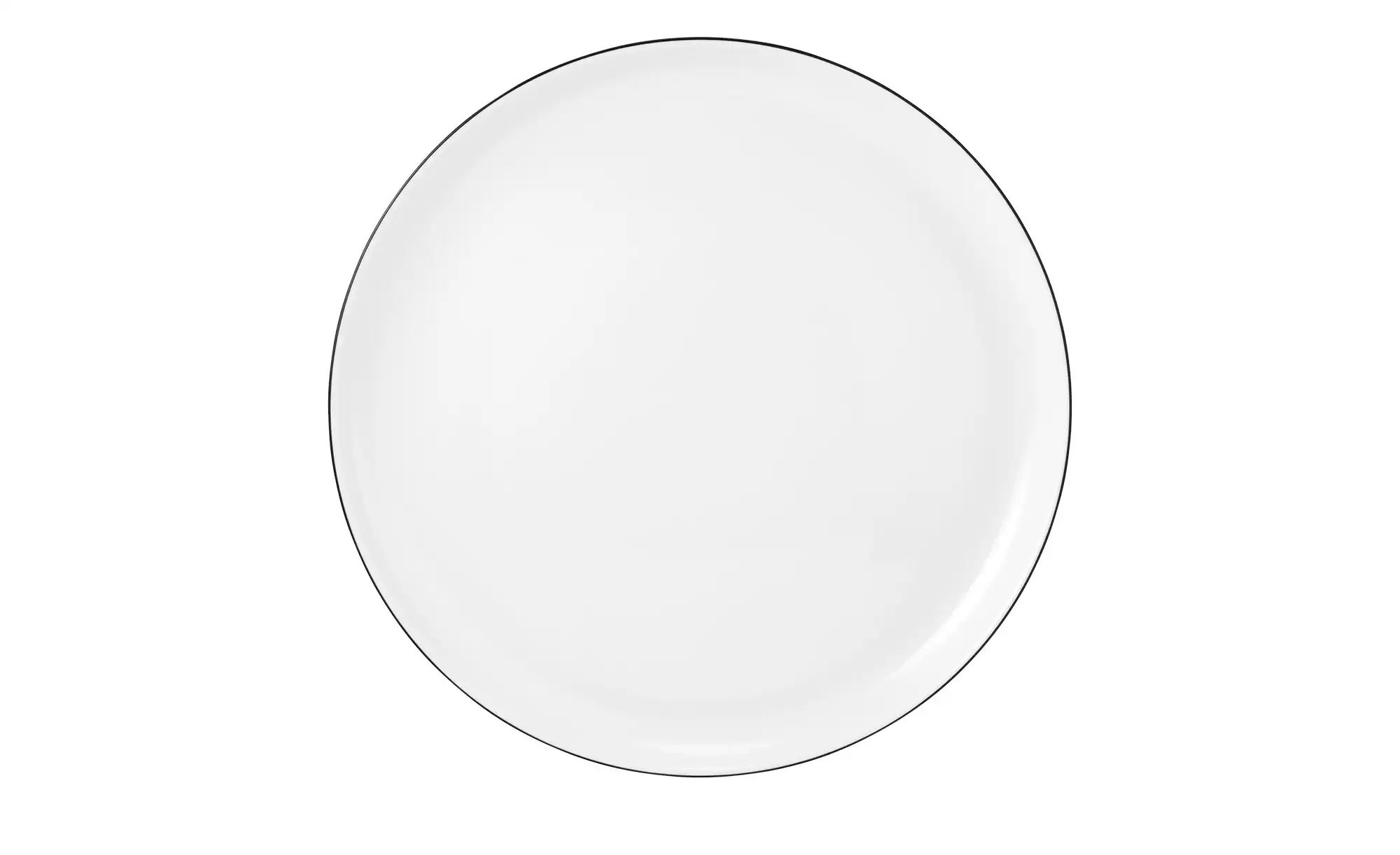 Seltmann Weiden Speiseteller  Lido Black Line ¦ weiß ¦ Porzellan ¦ Maße (cm günstig online kaufen