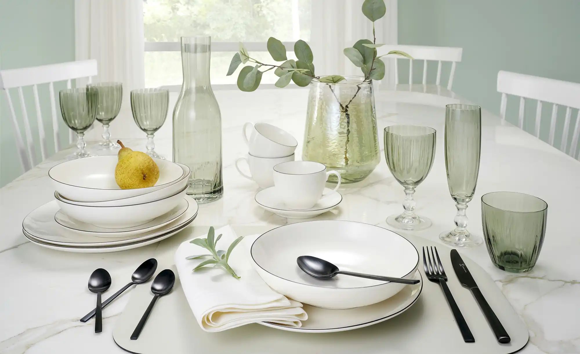 Peill+Putzler Tafelservice  12-teilig  Bologna ¦ weiß Geschirr > Geschirrse günstig online kaufen