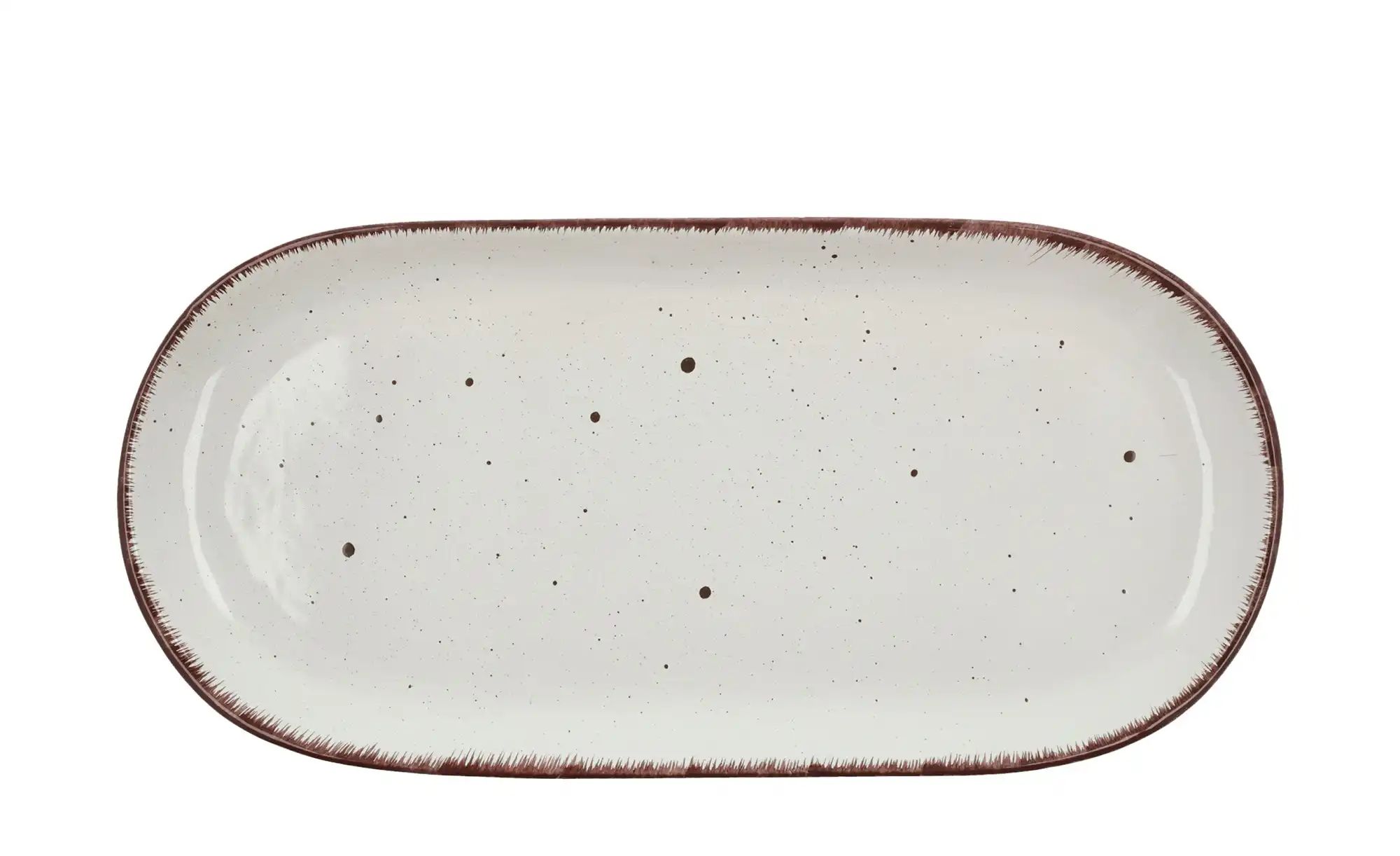 Peill+Putzler Servierplatte 38 x 18 cm  Siena ¦ weiß ¦ Steinzeug/Steingut ¦ günstig online kaufen