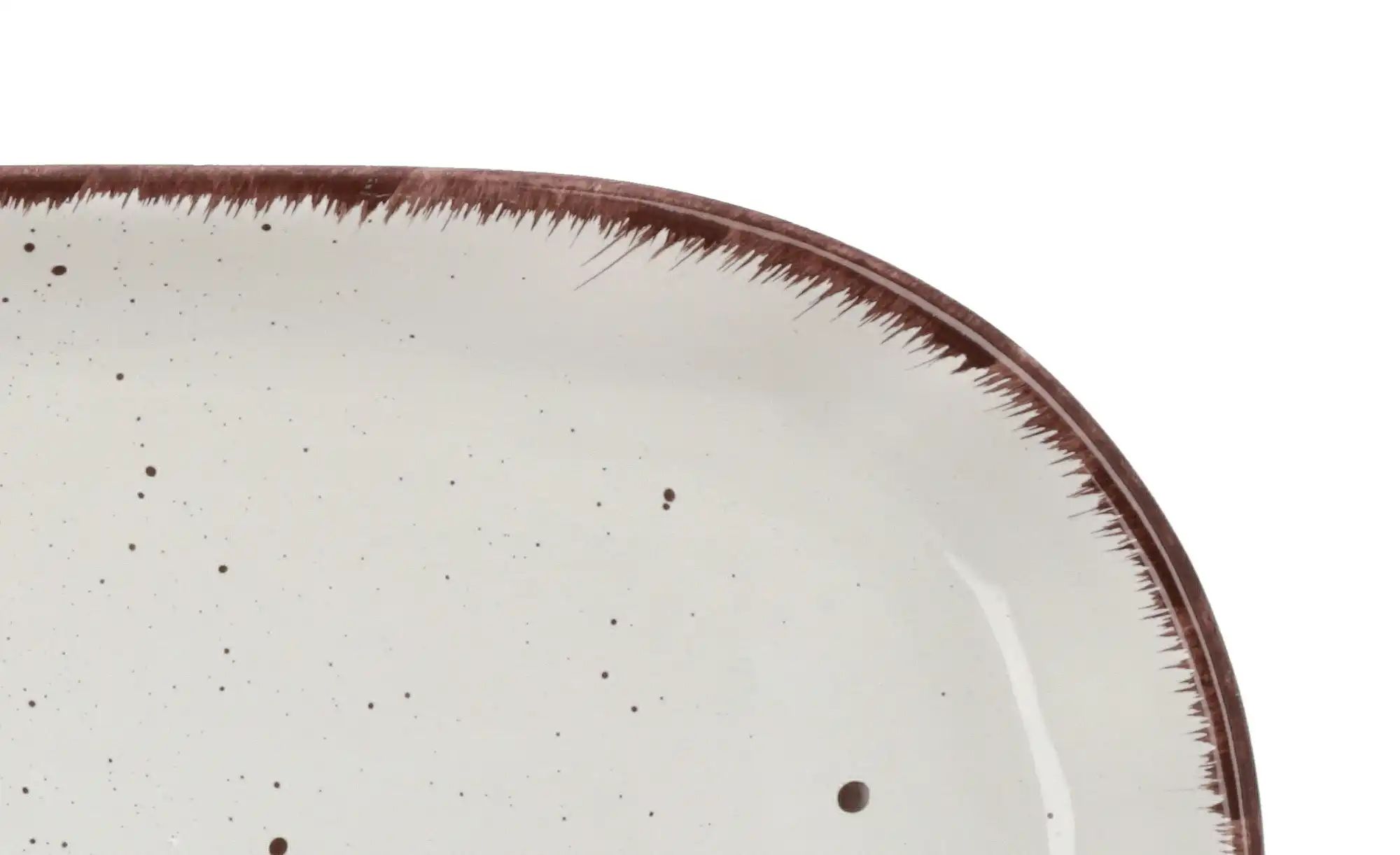 Peill+Putzler Servierplatte 38 x 18 cm  Siena ¦ weiß ¦ Steinzeug/Steingut ¦ günstig online kaufen