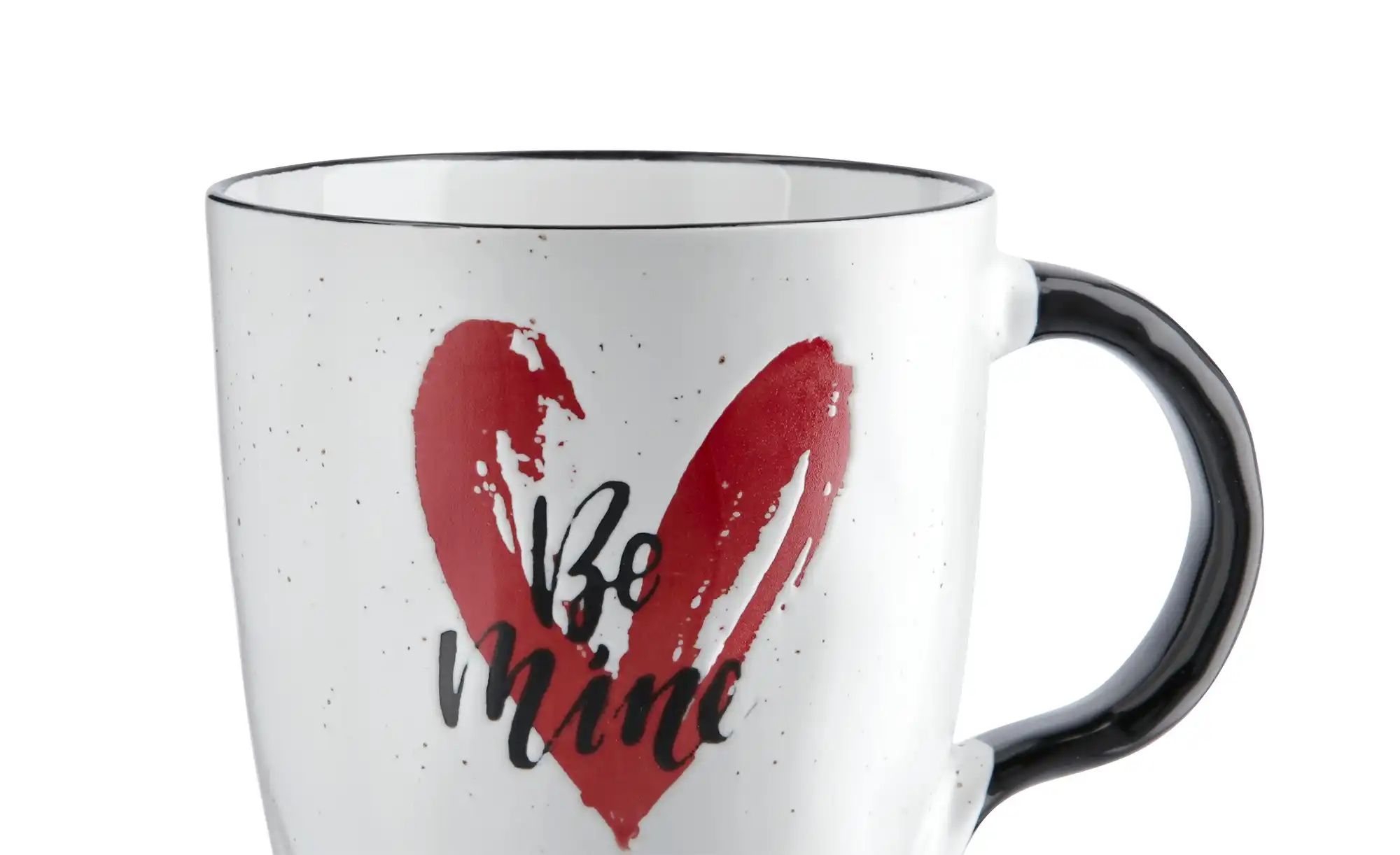 Peill+Putzler Kaffeebecher "Be Mine" ¦ weiß ¦ Maße (cm): H: 10,6  Ø: 9.8 Ge günstig online kaufen