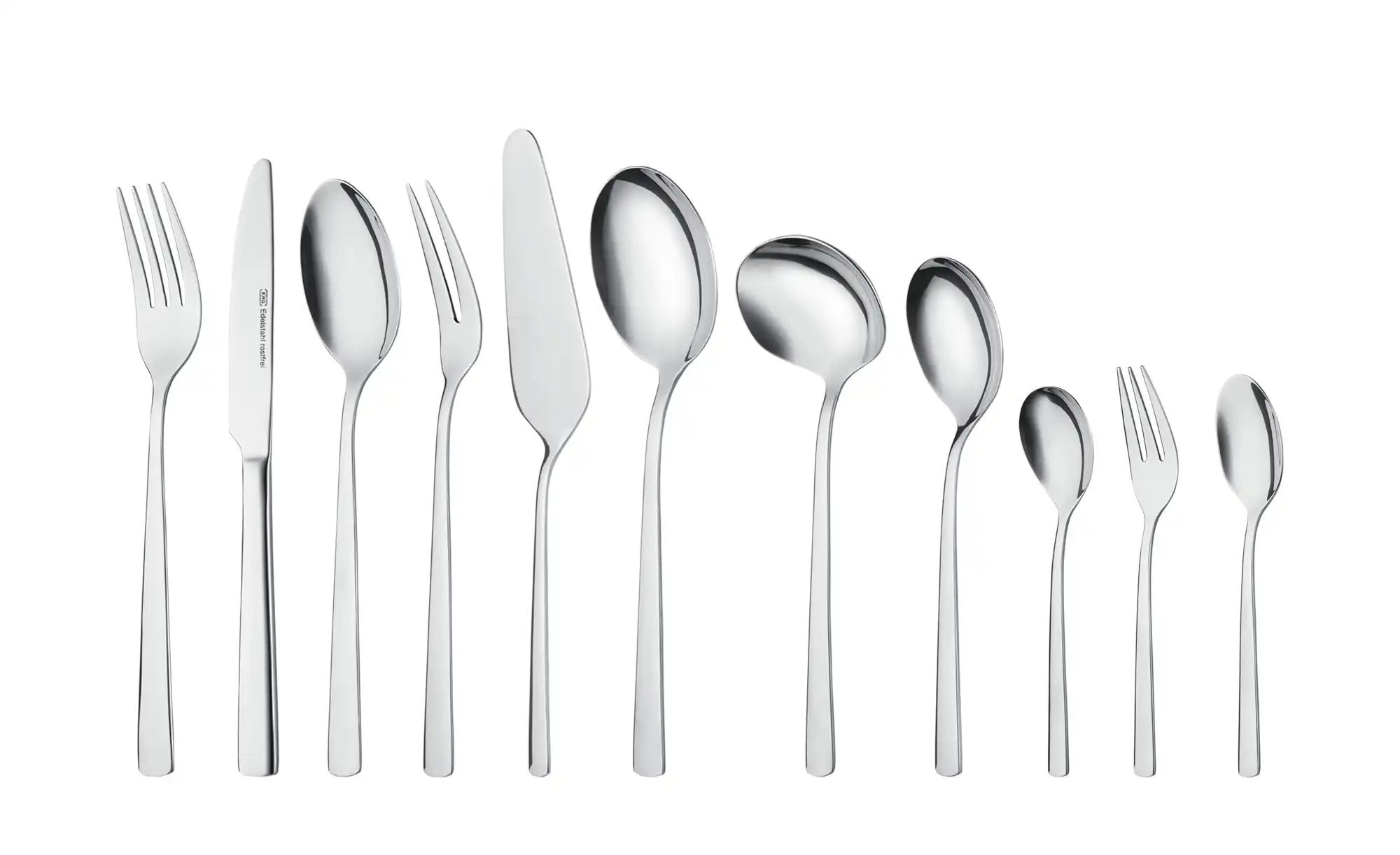 KHG Besteckset  68-teilig  "710" ¦ silber ¦ Edelstahl Besteck > Besteck-Set günstig online kaufen