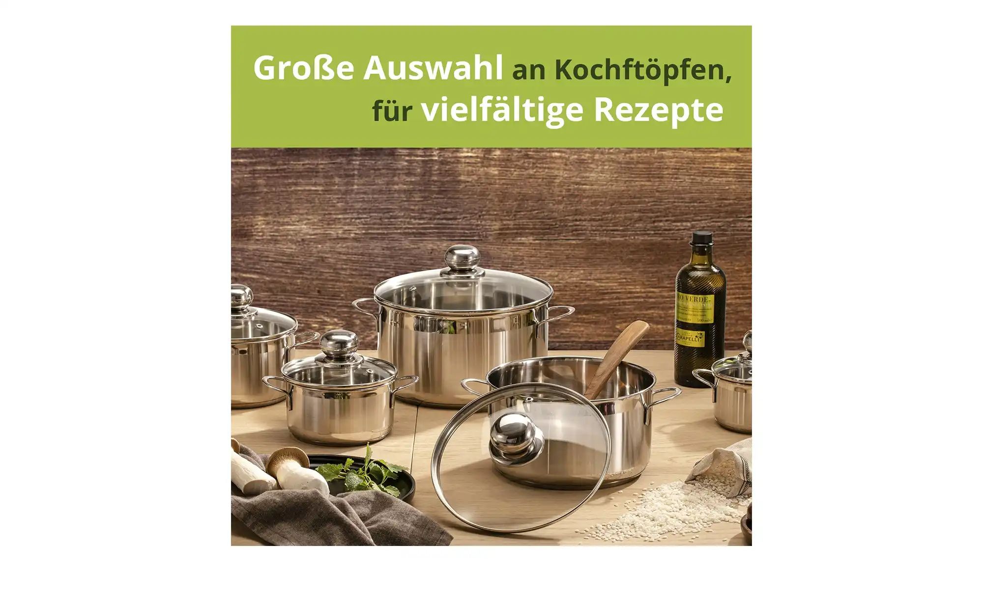 levelone Fleischtopf 14cm  Basic ¦ silber ¦ Edelstahl Ø: 14 Töpfe & Pfannen günstig online kaufen