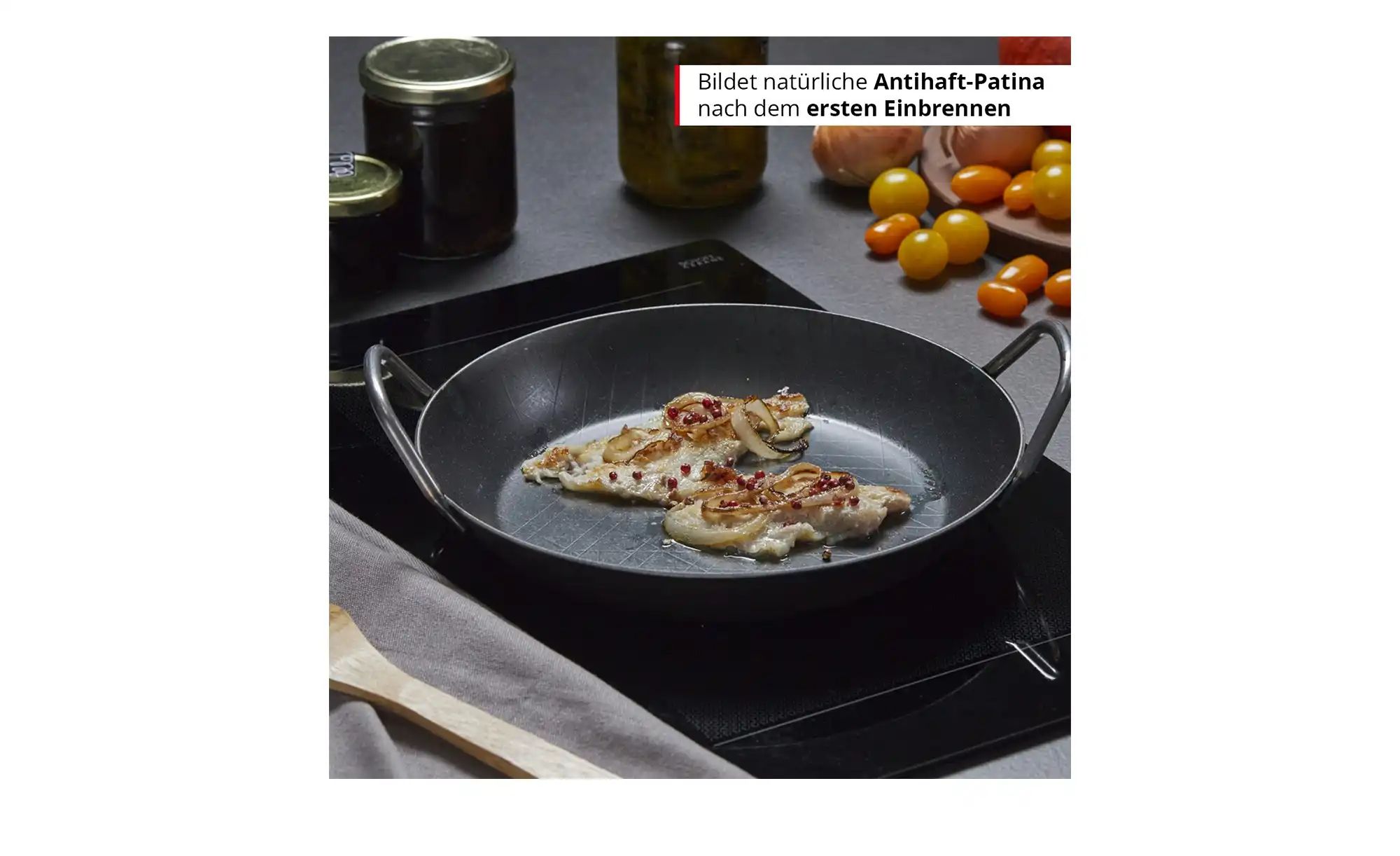 Meisterkoch Servierpfanne 28 cm  FERRO ¦ grau Ø: 28 Töpfe & Pfannen & Zubeh günstig online kaufen