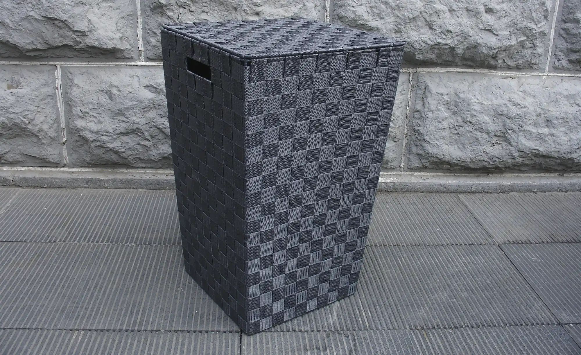 Wäschekorb   ¦ grau ¦ Maße (cm): B: 31,5 H: 50 Aufbewahrung > Wäscheaufbewa günstig online kaufen