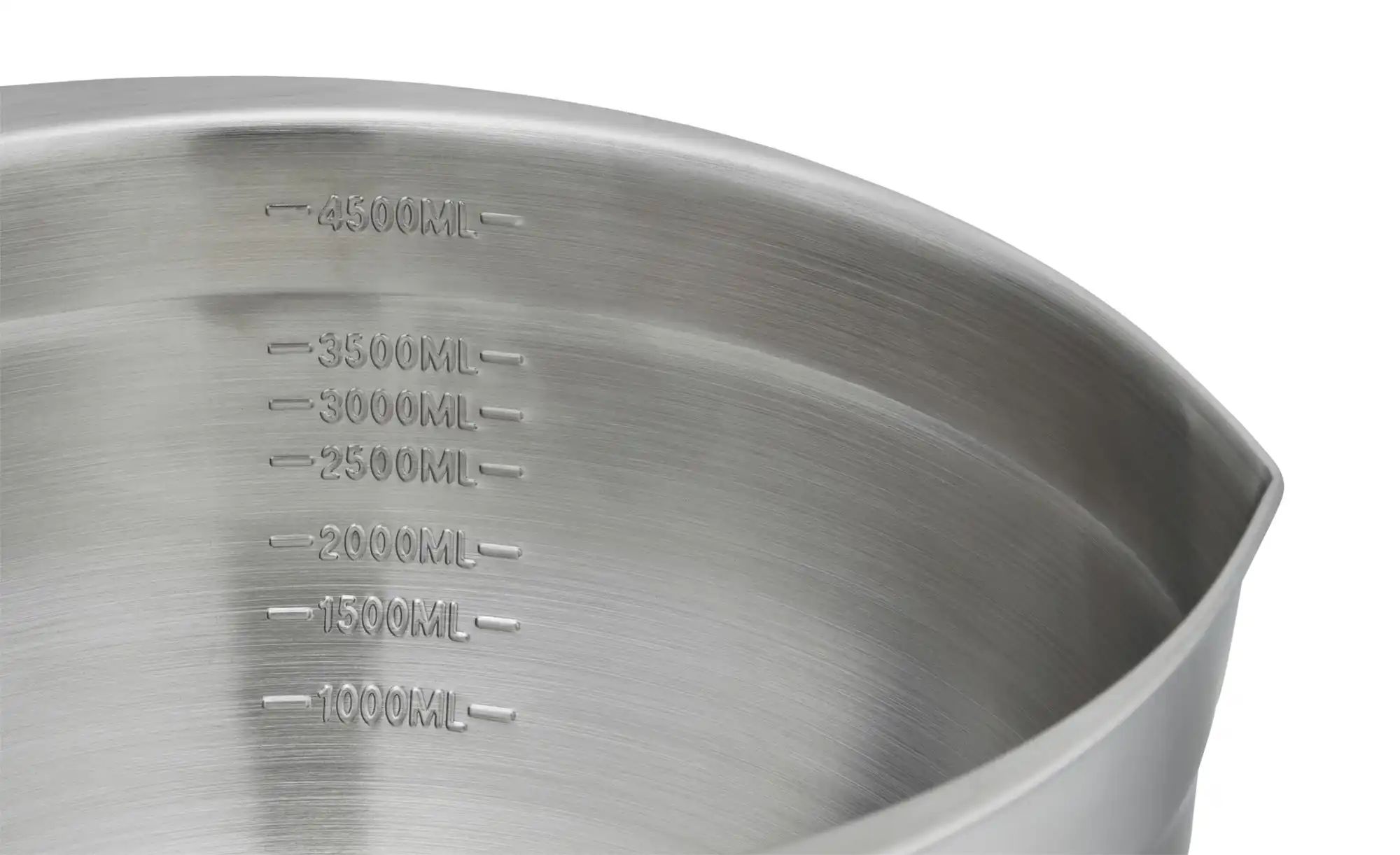 Meisterkoch Schüssel 4 5 Liter   ¦ silber ¦ Edelstahl ¦ Maße (cm): H: 14  Ø günstig online kaufen