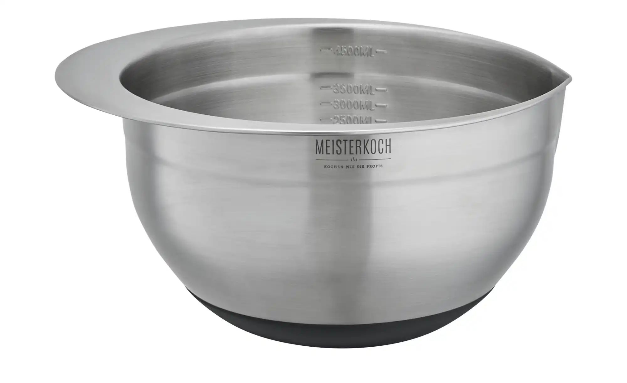 Meisterkoch Schüssel 4 5 Liter   ¦ silber ¦ Edelstahl ¦ Maße (cm): H: 14  Ø günstig online kaufen