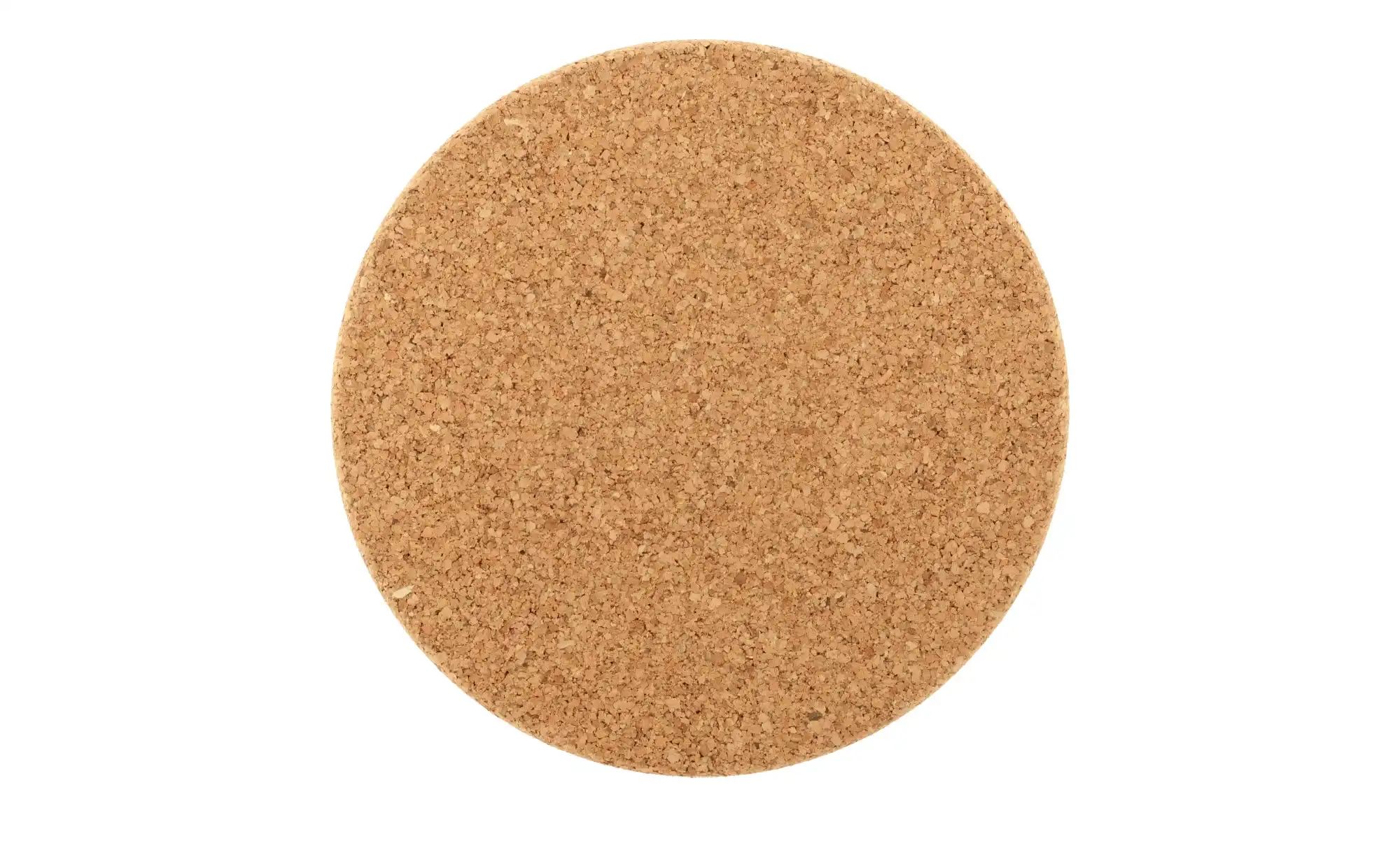 KHG Kork-Untersetzer   ¦ braun ¦ Holzwerkstoff ¦ Maße (cm): H: 1  Ø: 19.5 K günstig online kaufen