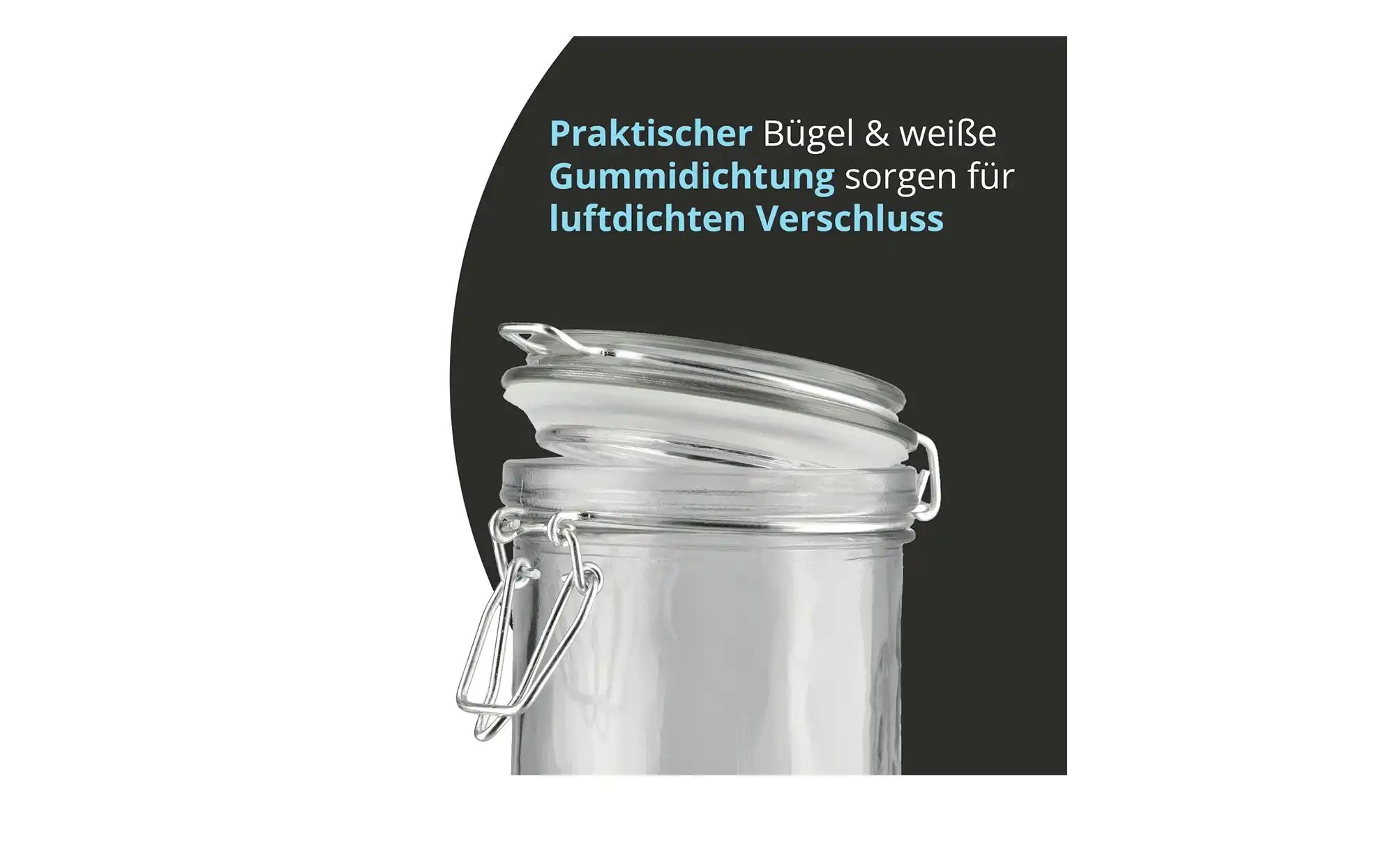 for friends Aufbewahrungsglas   ¦ transparent/klar ¦ Glas ¦ Maße (cm): H: 1 günstig online kaufen