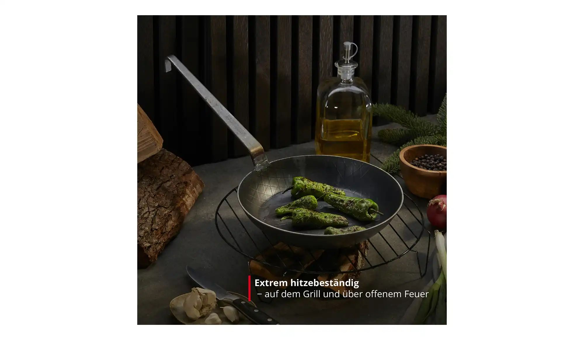 Meisterkoch Bratpfanne 24cm  FERRO ¦ grau Ø: 24 Töpfe & Pfannen & Zubehör > günstig online kaufen