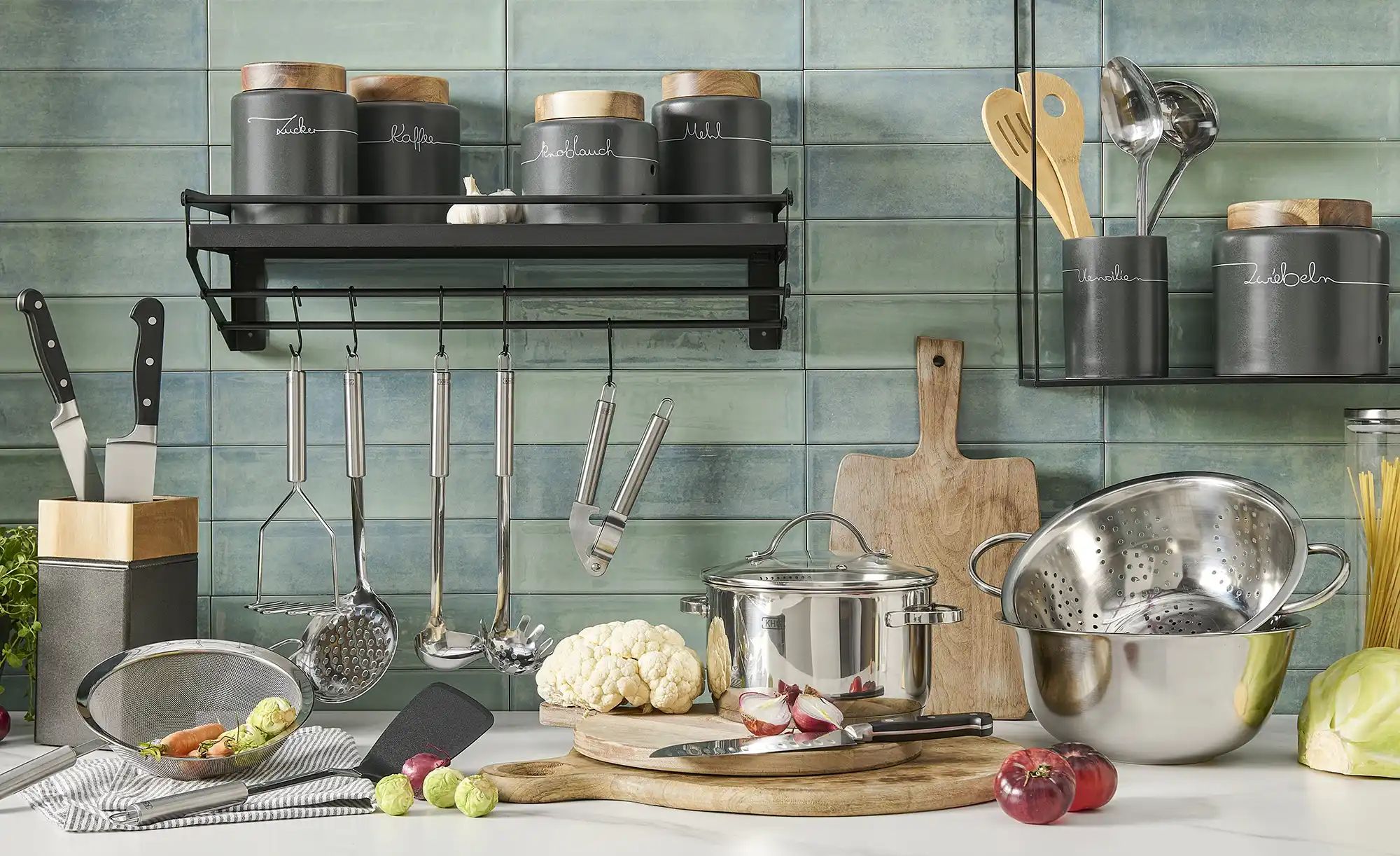 Thumbnail - KHG Santokumesser   ¦ schwarz Besteck > Küchenmesser > Küchenmesser einzeln - Höffner