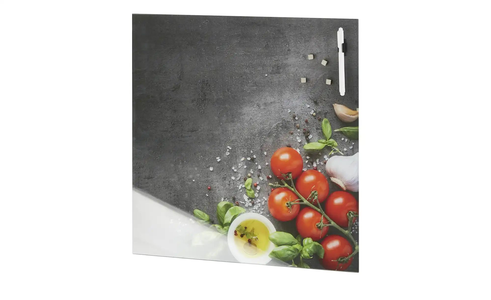 Memoboard 50x50 cm  Ingredients ¦ grau ¦ Maße (cm): B: 50 H: 50 Accessoires günstig online kaufen