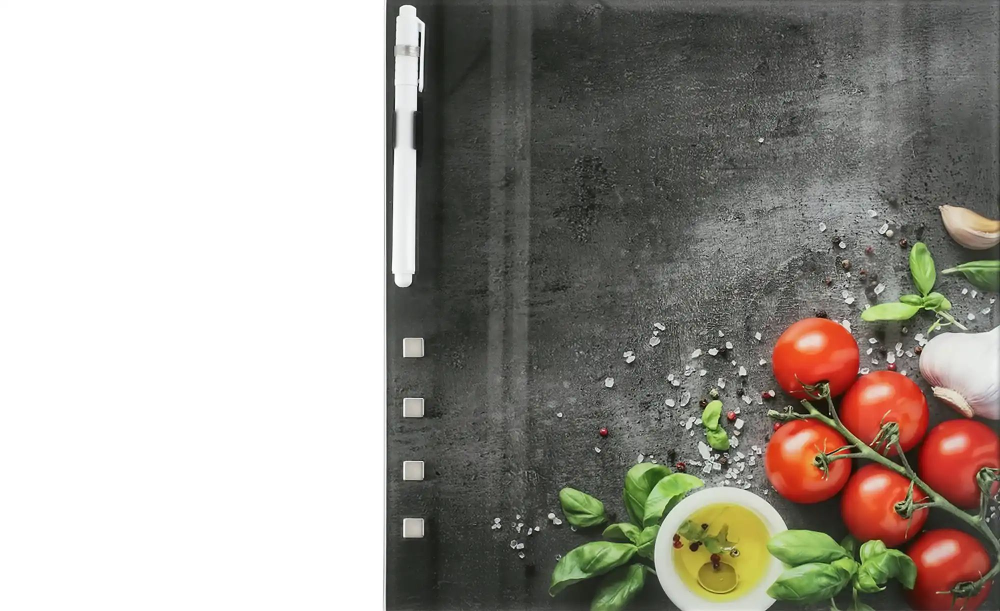 Memoboard 30x30 cm  Ingredients ¦ grau ¦ Maße (cm): B: 30 H: 30 Accessoires günstig online kaufen