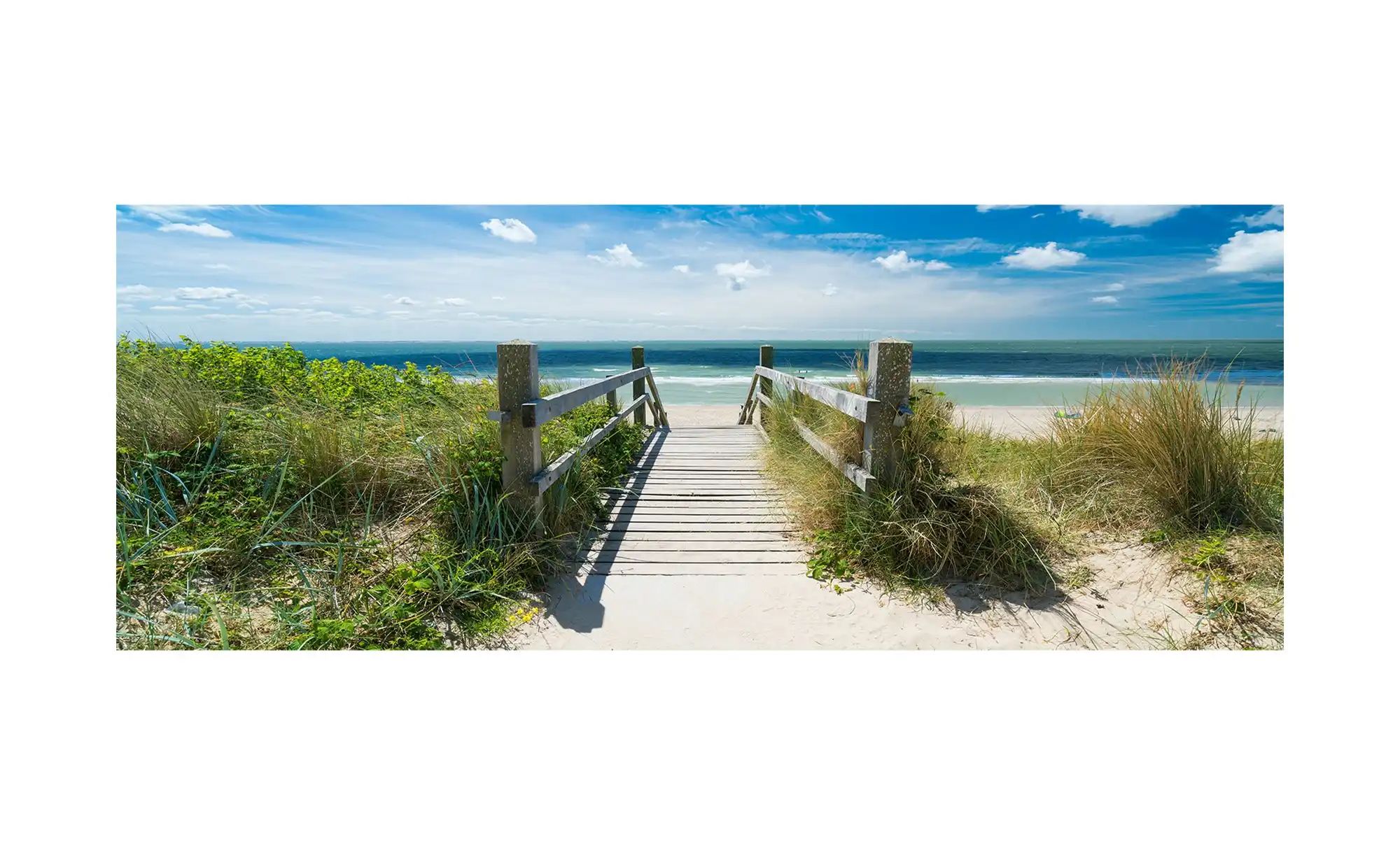 Glasbild 80x30 Cm At The Beach 80 Cm Mobel Hoffner