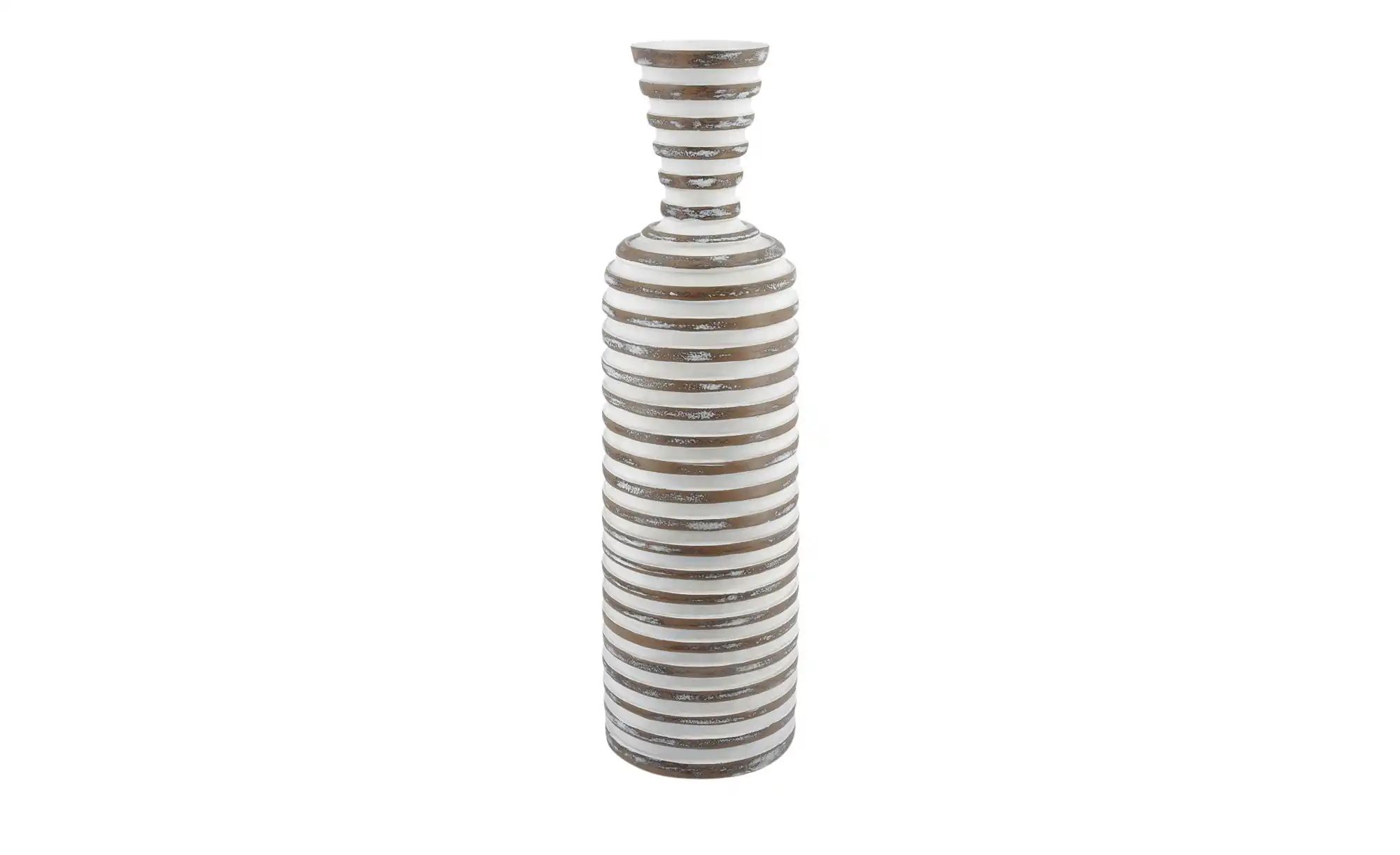 Deko Vase   ¦ weiß ¦ Polyresin (Kunstharz) ¦ Maße (cm): H: 51  Ø: 14.5 Acce günstig online kaufen