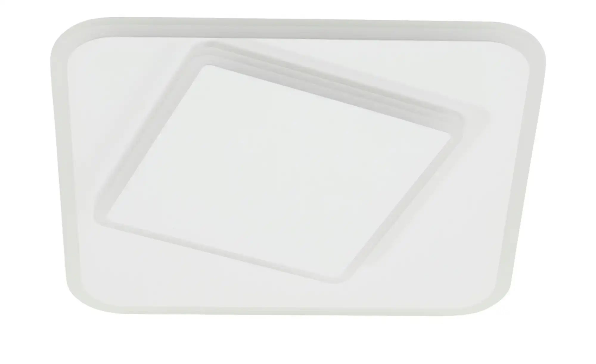 KHG LED-Deckenleuchte, weiß `Vierecke` ¦ weiß Lampen & Leuchten > Innenleuchten > Deckenleuchten - Höffner