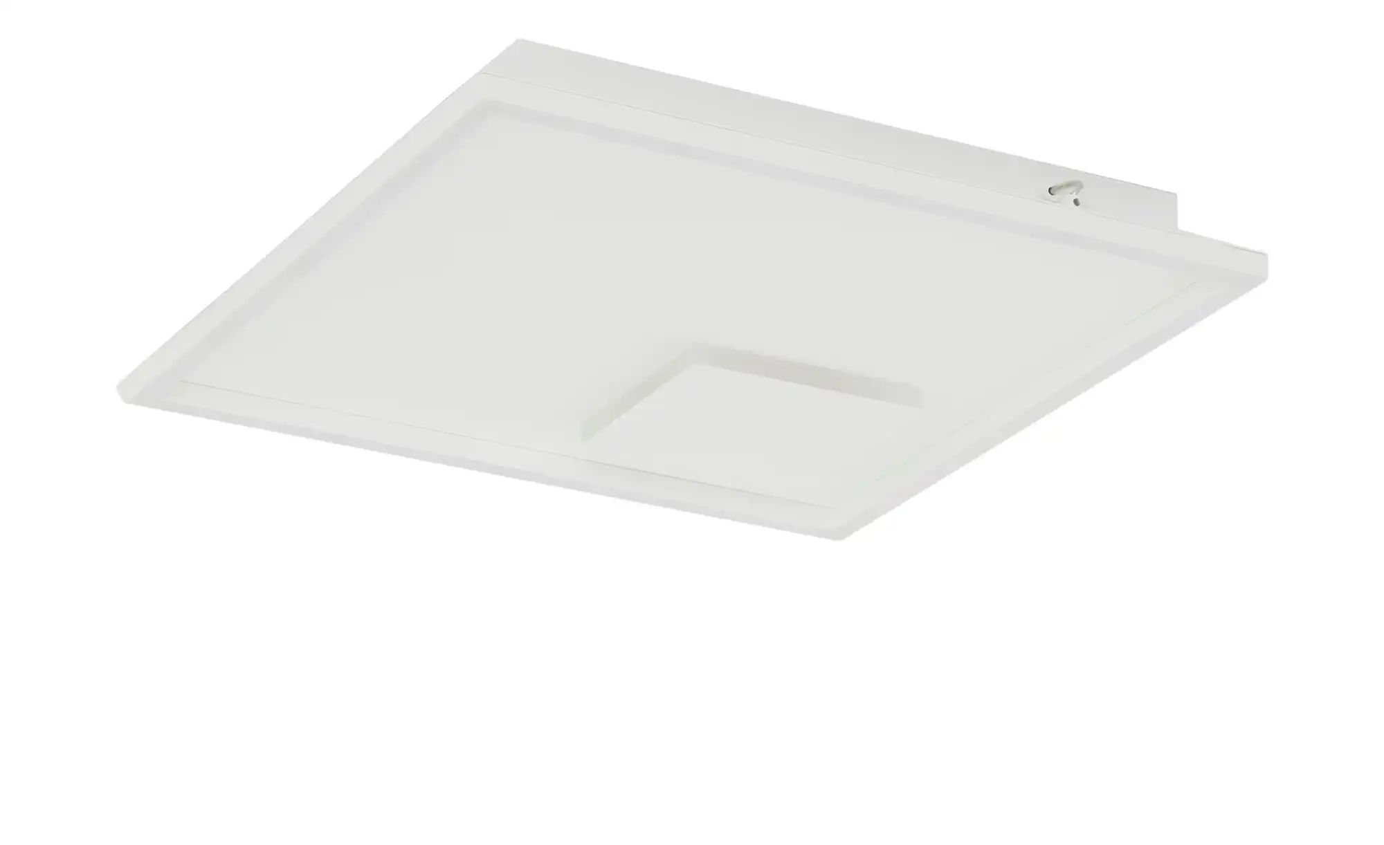 KHG LED-Deckenleuchte weiß, ´quadrat, groß´ ¦ weiß ¦ Maße (cm): B: 41 H: 5 günstig online kaufen