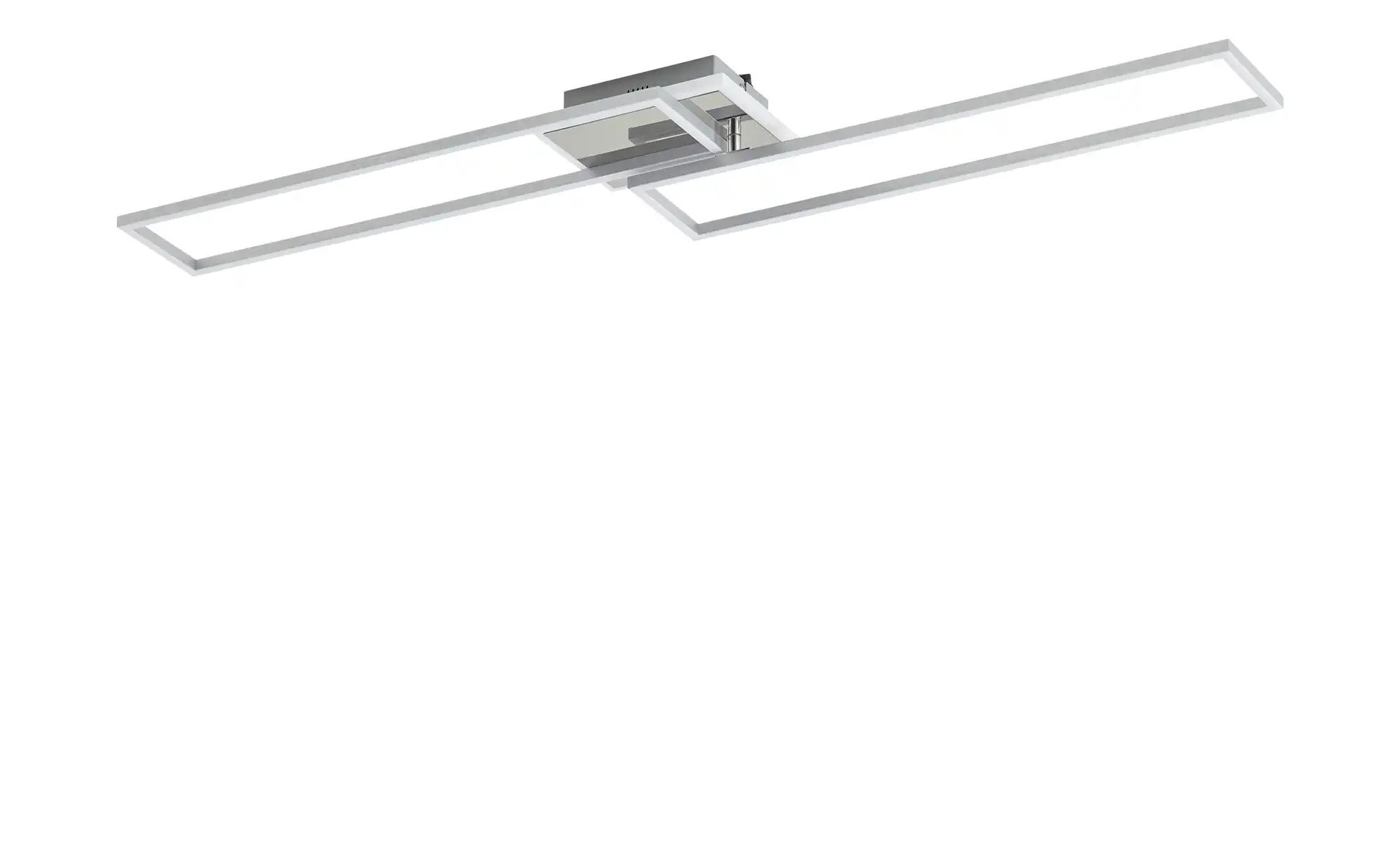 KHG LED-Deckenleuchte, 3-flammig, chrom/ alu mit Fernbedienung ¦ silber ¦ M günstig online kaufen