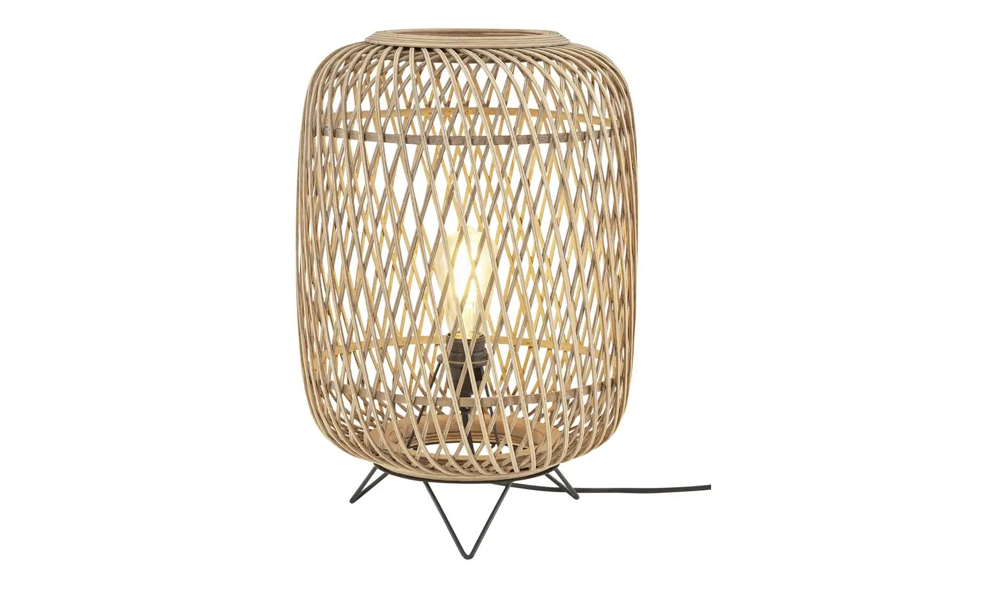 Thumbnail - Tischleuchte  Woven ¦ holzfarben ¦ Maße (cm): H: 49  Ø: 33 Lampen & Leuchten > Tischlampen - Höffner