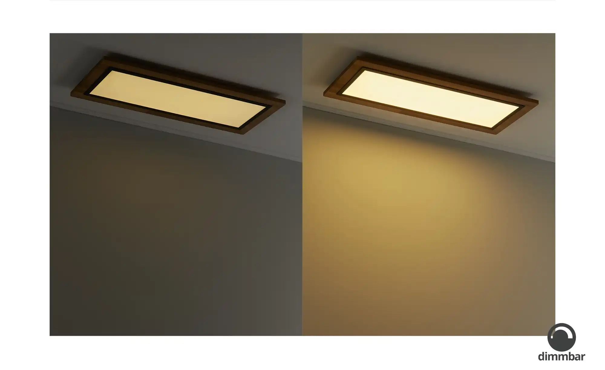 Thumbnail - LED-Paneel   ¦ holzfarben ¦ Maße (cm): B: 40 H: 5 Lampen & Leuchten > Deckenleuchten - Höffner