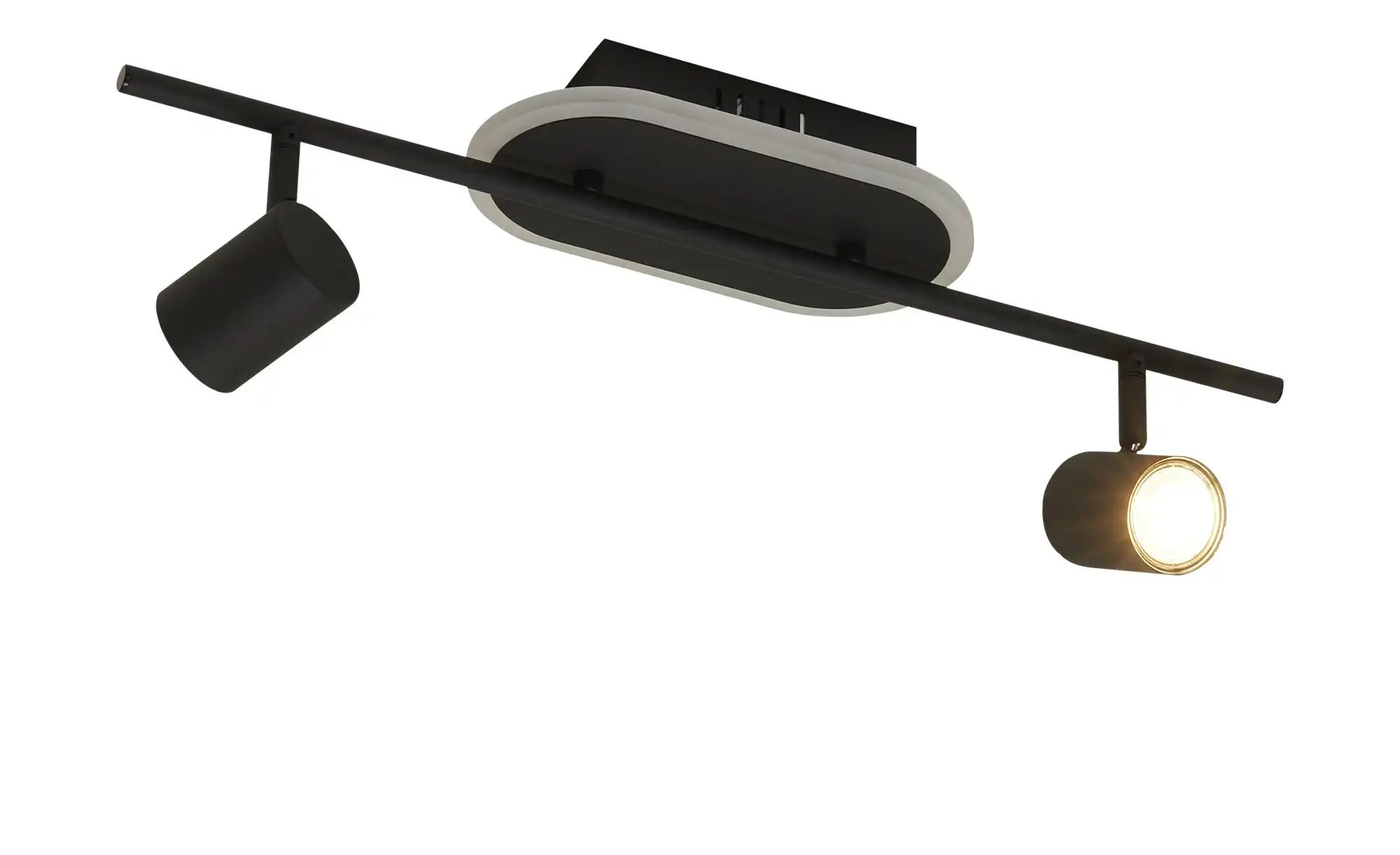 Thumbnail - KHG LED-Deckenspot  2+1-flammig  sandschwarz   ¦ schwarz ¦ Maße (cm): B: 55 H: 16,5 T: 12.0 Lampen & Leuchten > Deckenle...