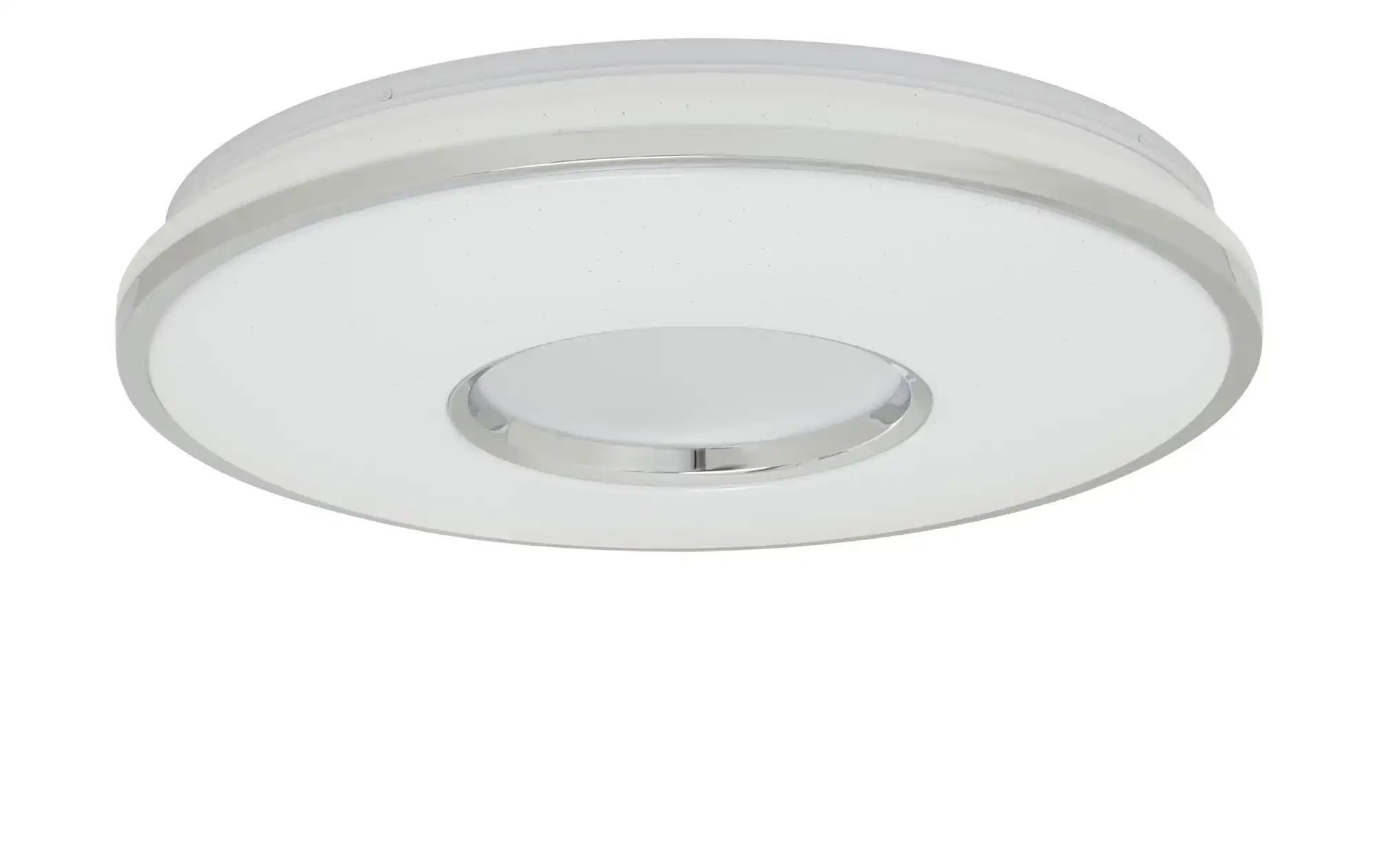 KHG LED-Deckenleuchte  chrom mit Fernbedienung   ¦ silber ¦ Maße (cm): H: 8 günstig online kaufen