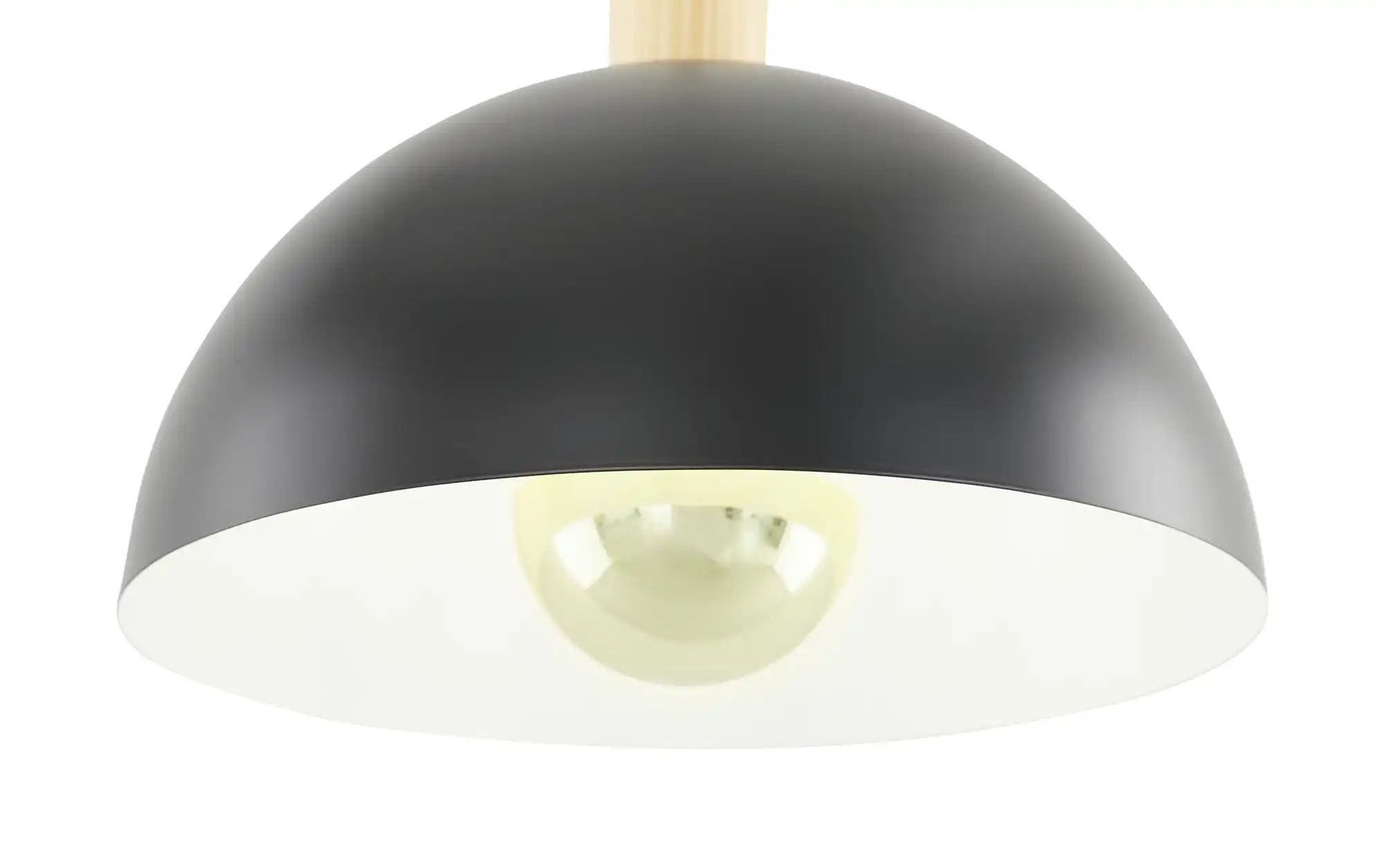 Thumbnail - KHG Pendelleuchte  1-flammig  schwarz/ Holz   ¦ schwarz ¦ Maße (cm): H: 150  Ø: 40 Lampen & Leuchten > Pendelleuchten - ...