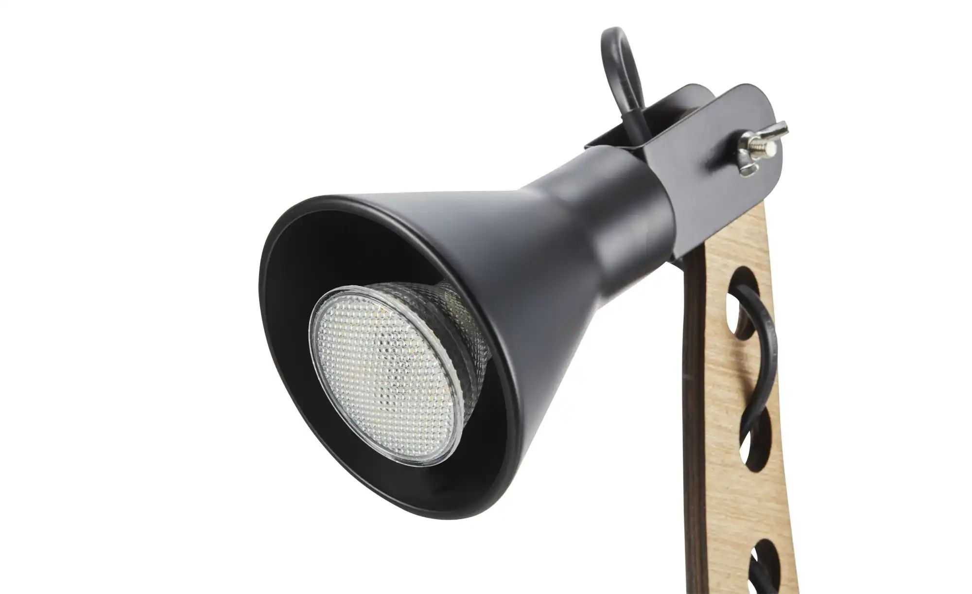 Thumbnail - levelone Tischleuchte 1-flg.schwarz/Holz ¦ schwarz ¦ Maße (cm): B: 25 H: 42 T: 22.0 Lampen & Leuchten > Tischlampen - ...