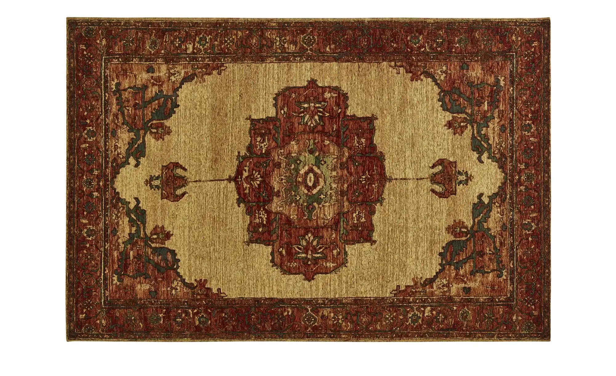 Kurzflorteppich  History ¦ gold ¦ 30% Baumwolle, 34% Polyester, 36% Acryl, Synthethische Fasern ¦ Maße (cm): B: 155 Teppiche > Wohnteppiche > Kurzflorteppiche - Höffner