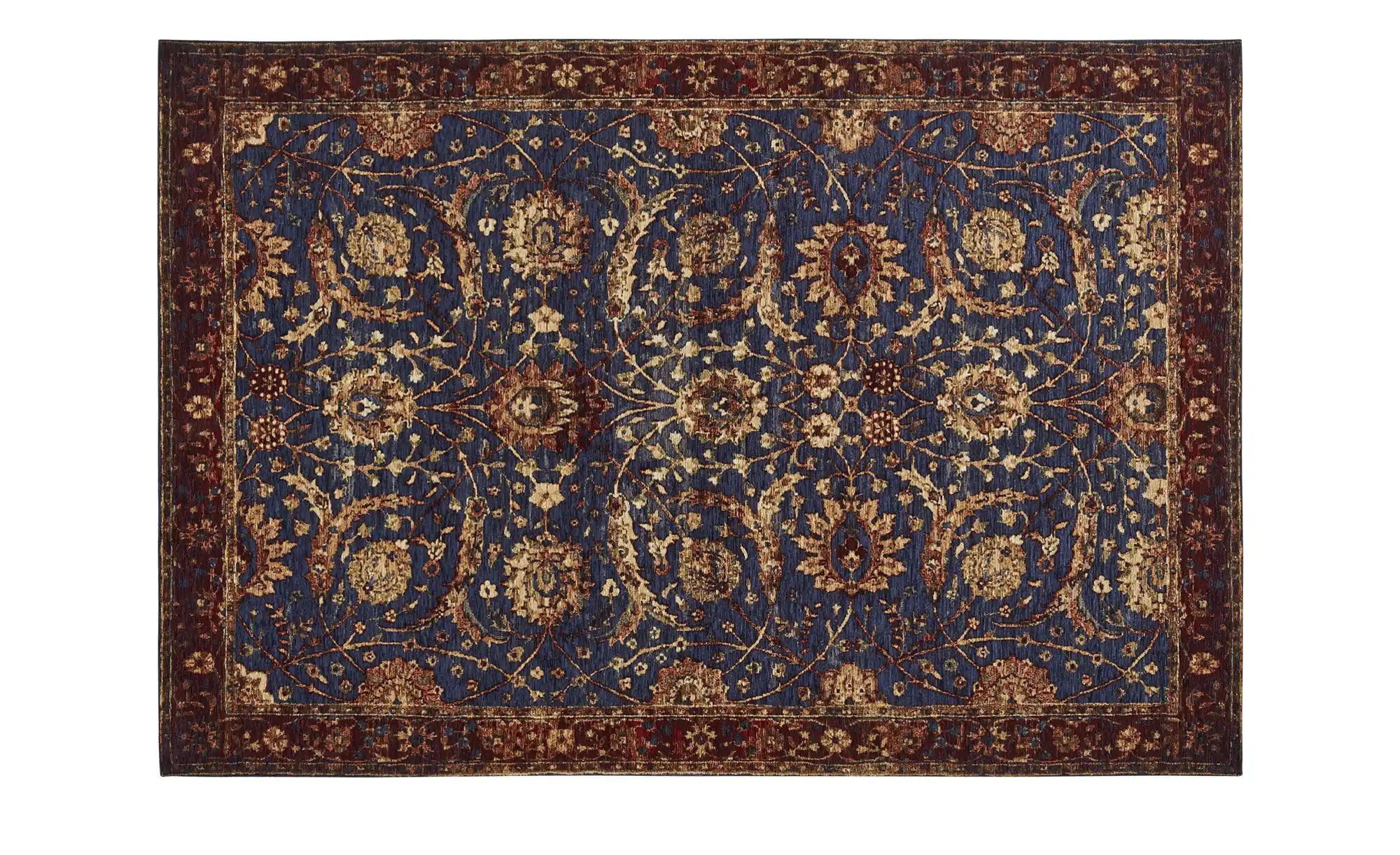 Kurzflorteppich  History ¦ blau ¦ Synthethische Fasern, 36% Polyacryl, 34%Polyester, 30% Baumwolle ¦ Maße (cm): B: 80 Teppiche > Wohnteppiche > Orientteppiche - Höffner