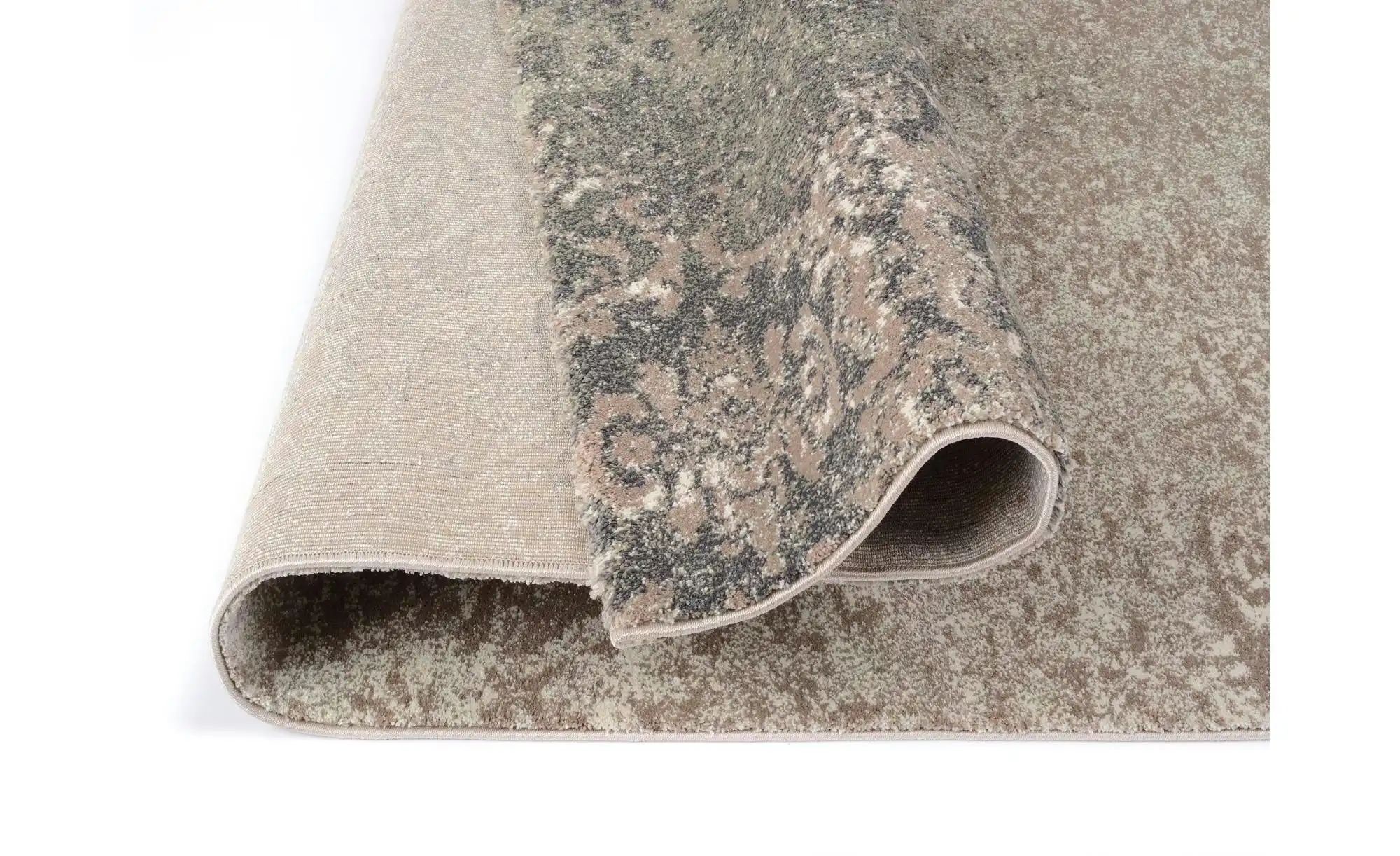 meinTeppich Vintage Teppich  Butterfly Admiral ¦ grün ¦ Synthetische Fasern günstig online kaufen